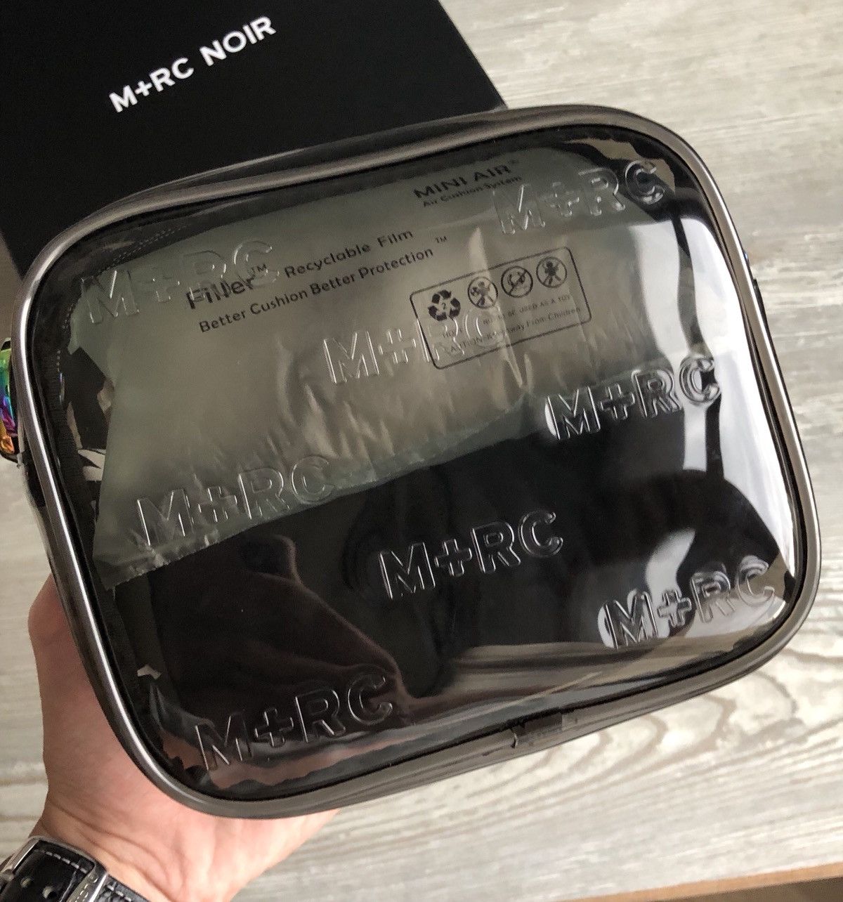 M+RC cheapest Noir PVC bag