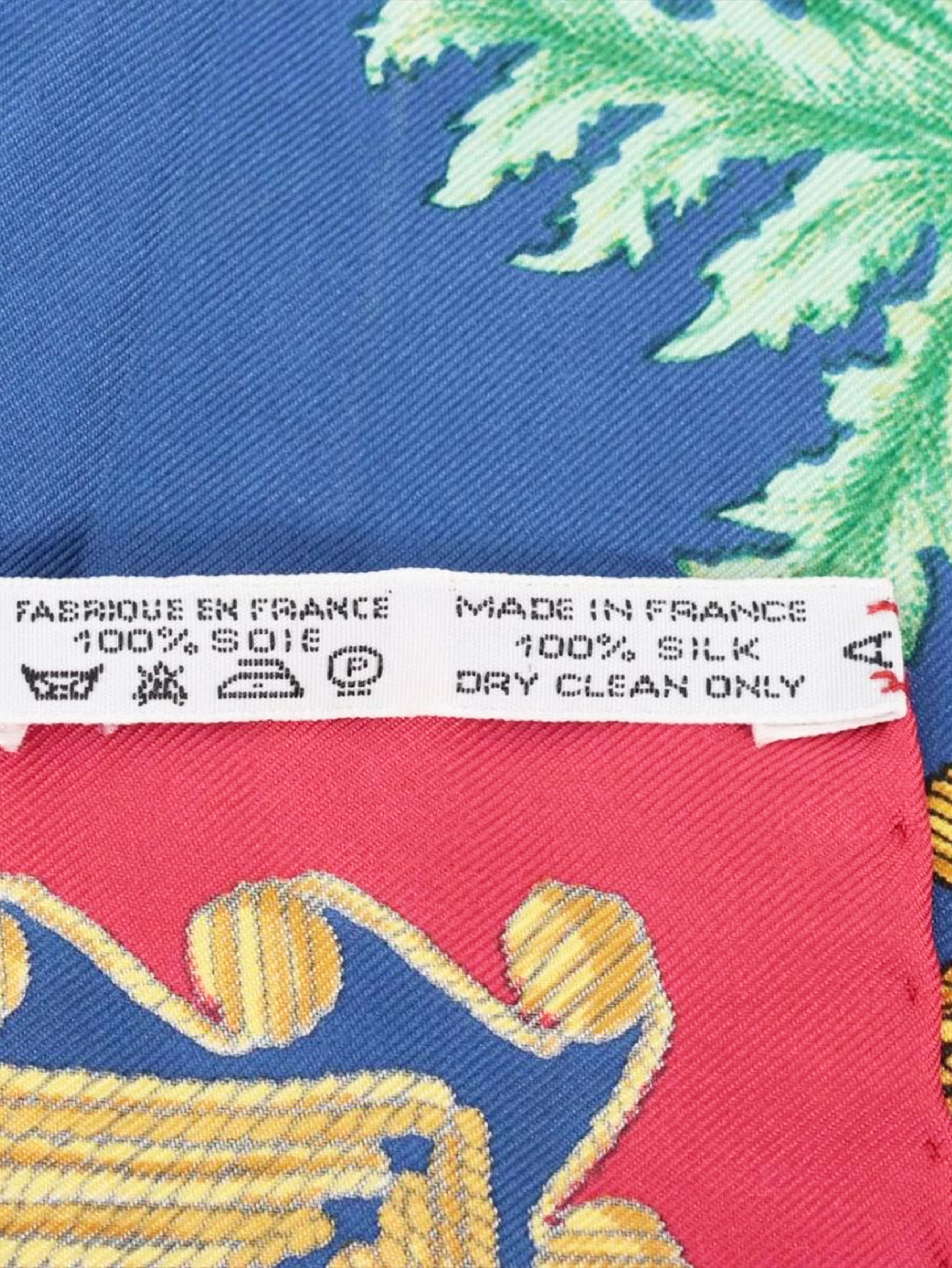Other Blue silk floral scarf Size ONE SIZE - 6 Thumbnail