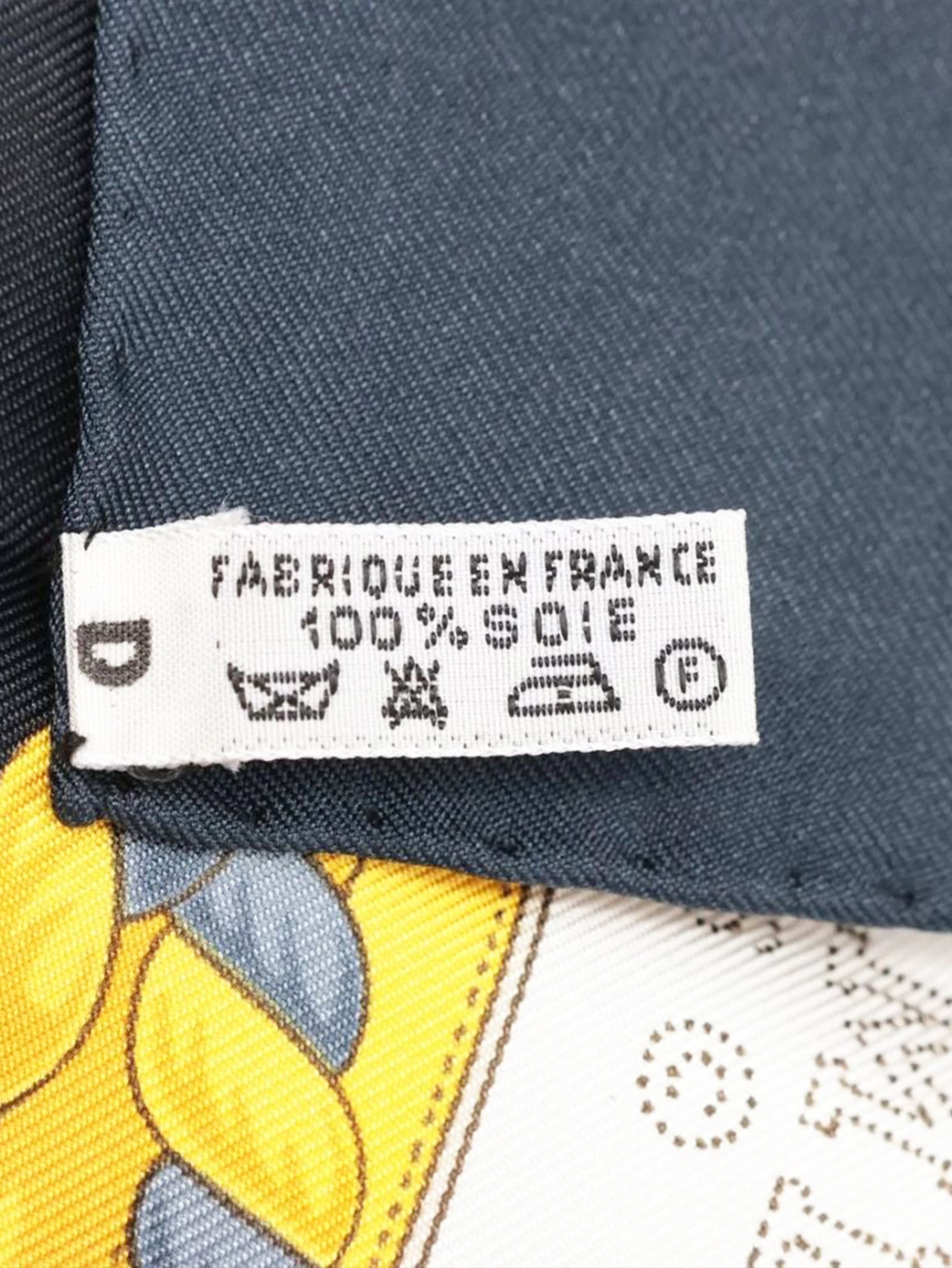 Other Yellow Grand Tenue silk scarf Size ONE SIZE - 7 Thumbnail