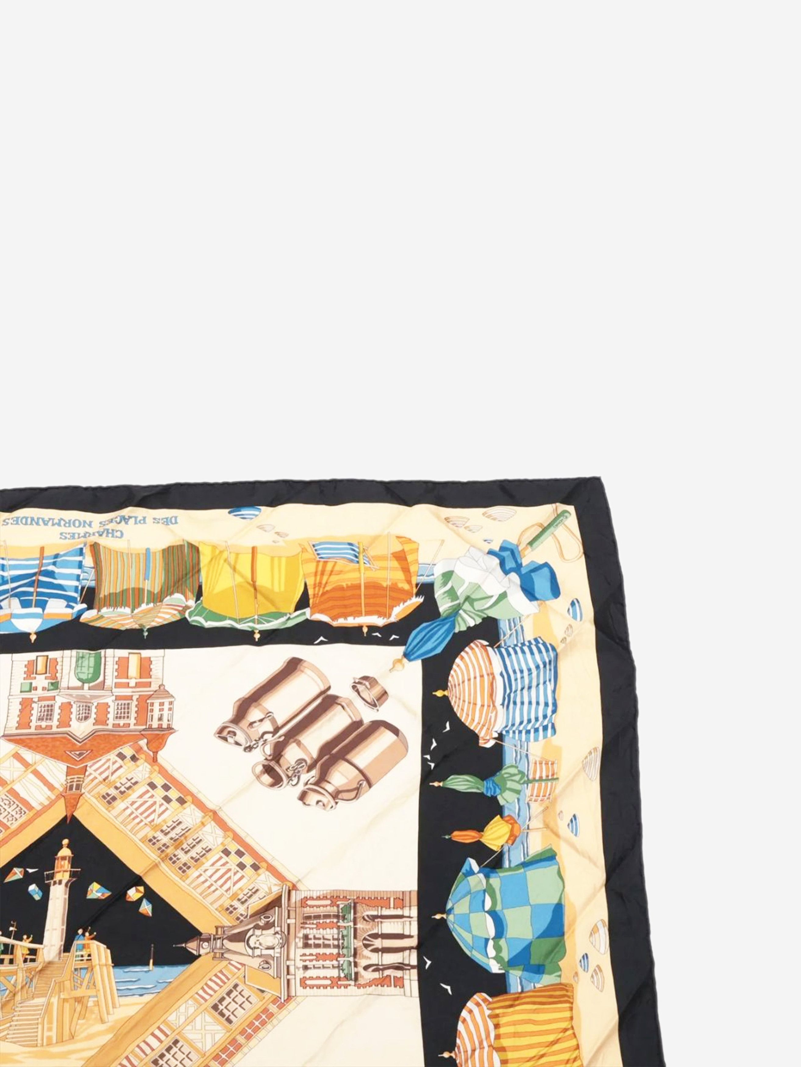 Other Neutral silk scarf Size ONE SIZE - 3 Thumbnail