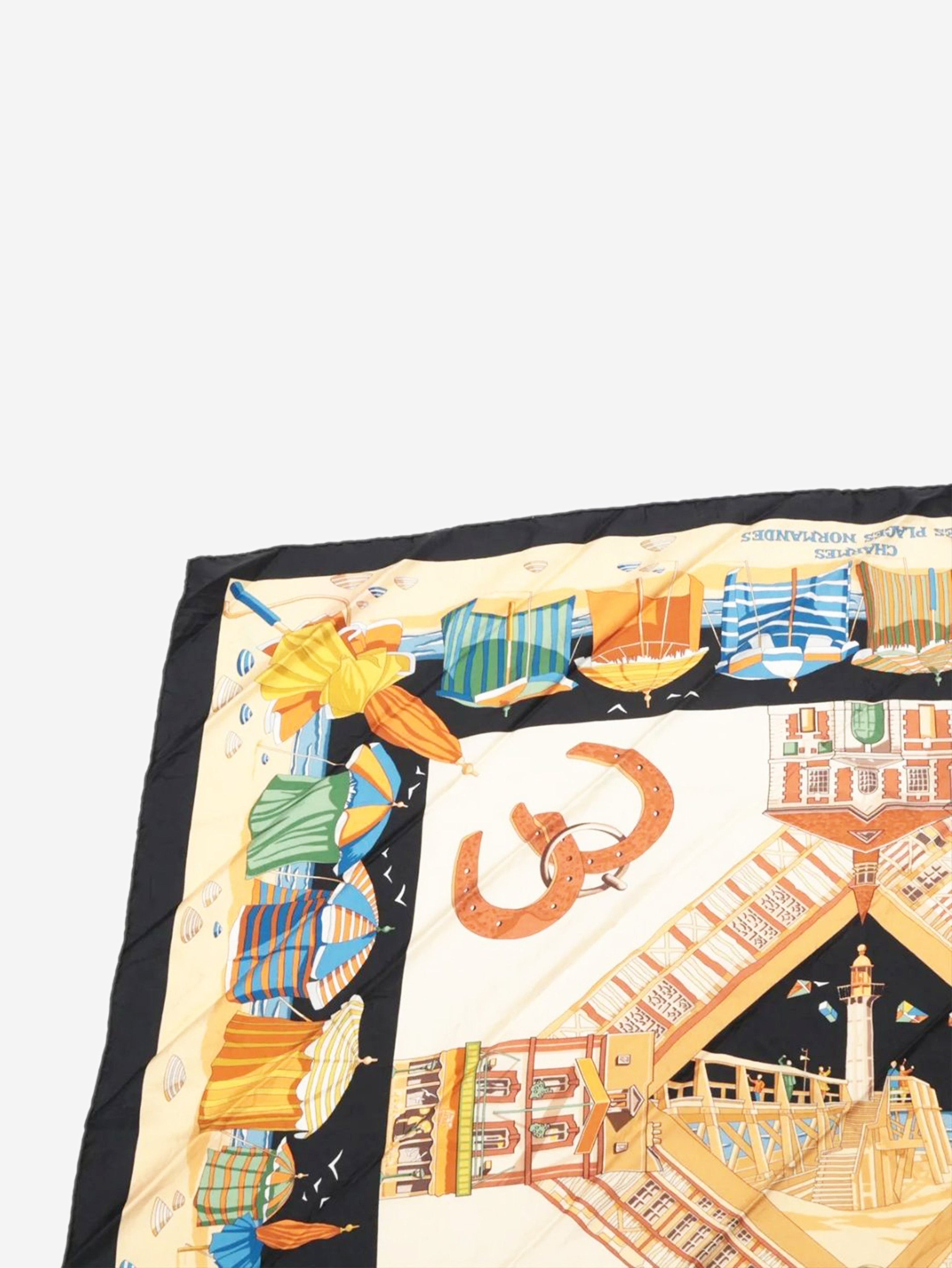 Other Neutral silk scarf Size ONE SIZE - 2 Thumbnail