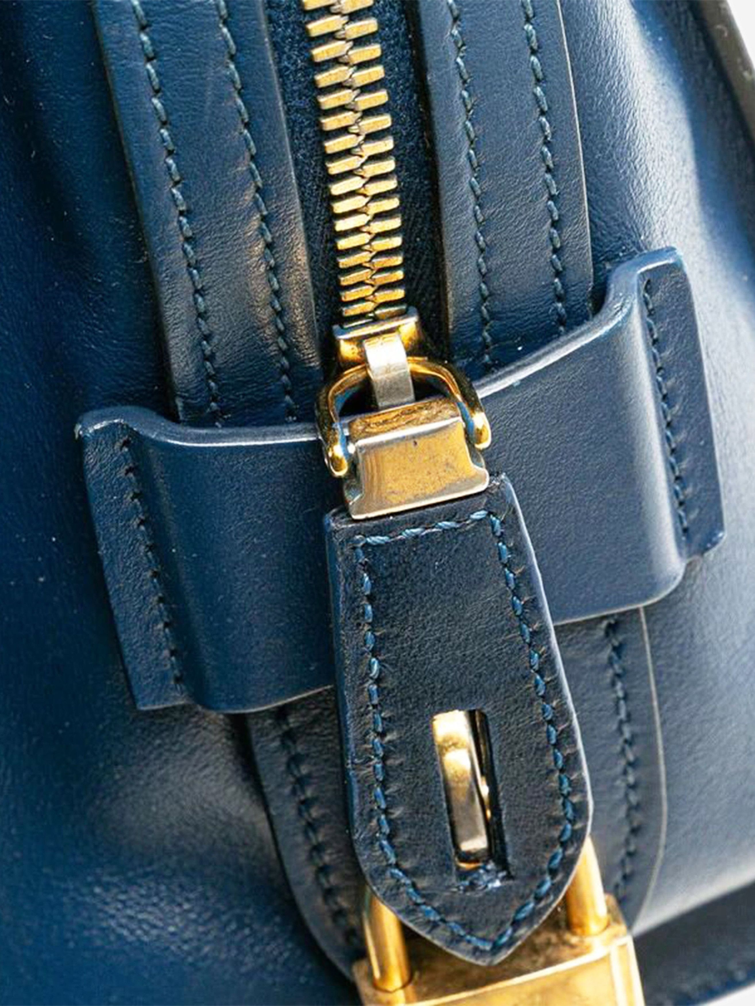 Prada Blue Saffiano Esplanade 2way bag Size ONE SIZE - 6 Thumbnail