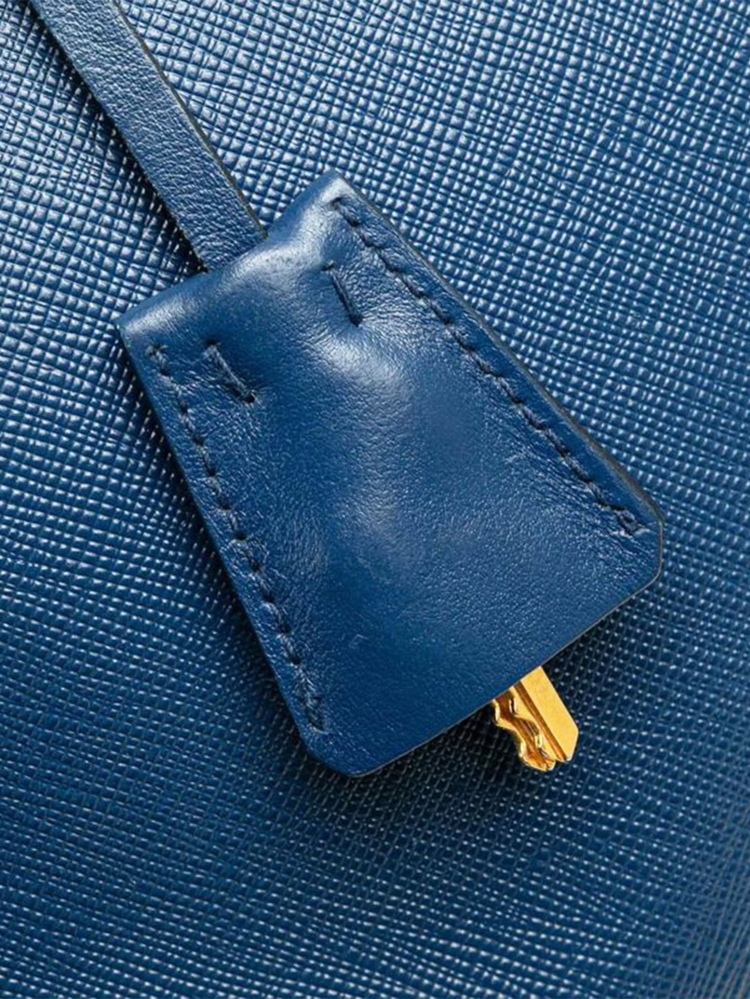 Prada Blue Saffiano Esplanade 2way bag Size ONE SIZE - 11 Thumbnail