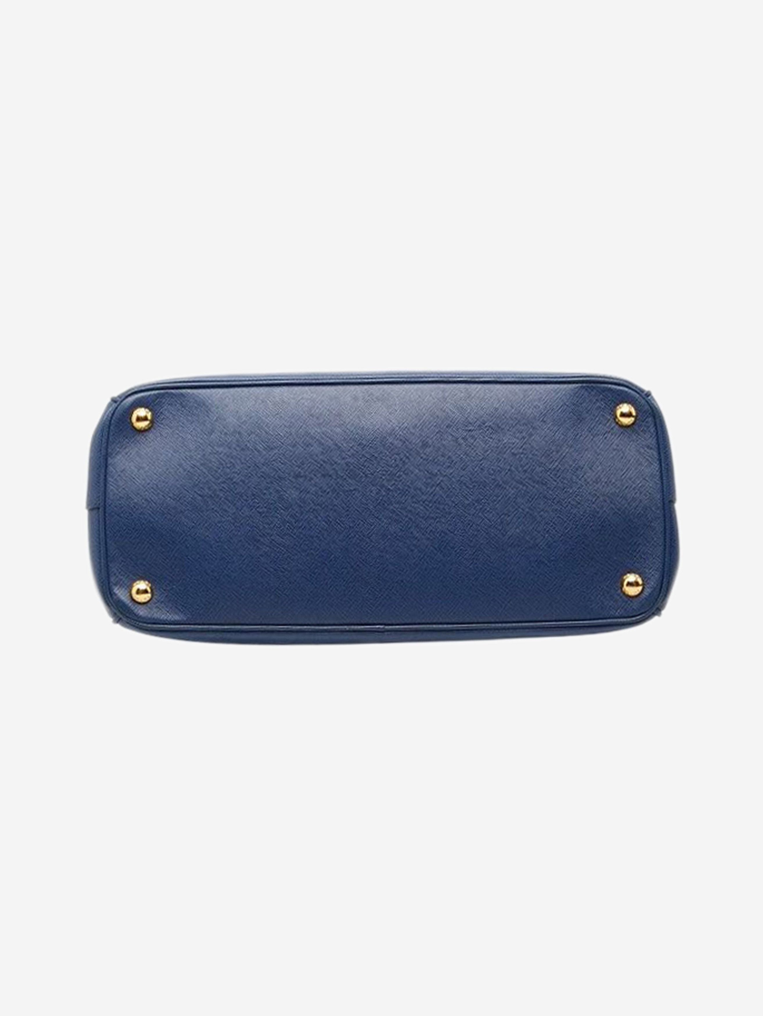 Prada Blue Saffiano leather Galleria shoulder bag Size ONE SIZE - 3 Thumbnail