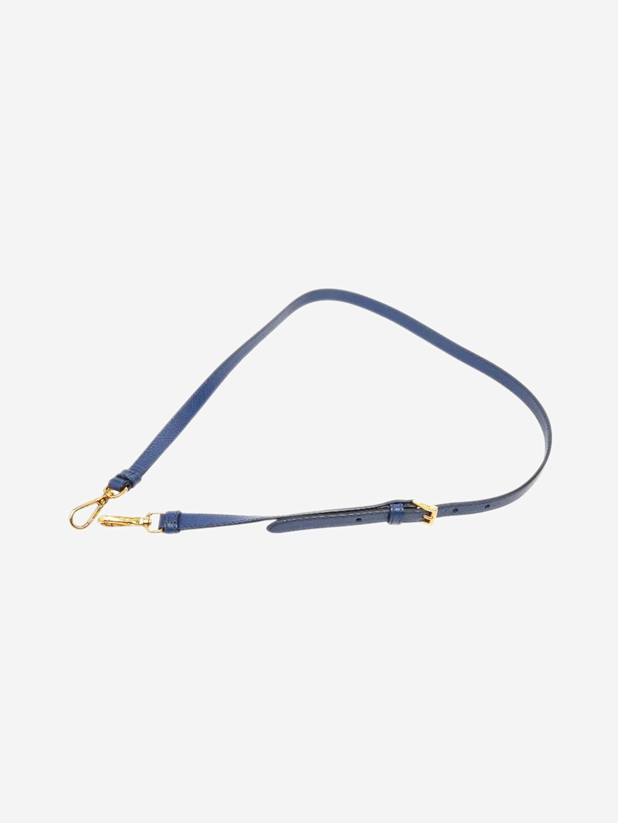 Prada Blue Saffiano leather Galleria shoulder bag Size ONE SIZE - 14 Thumbnail
