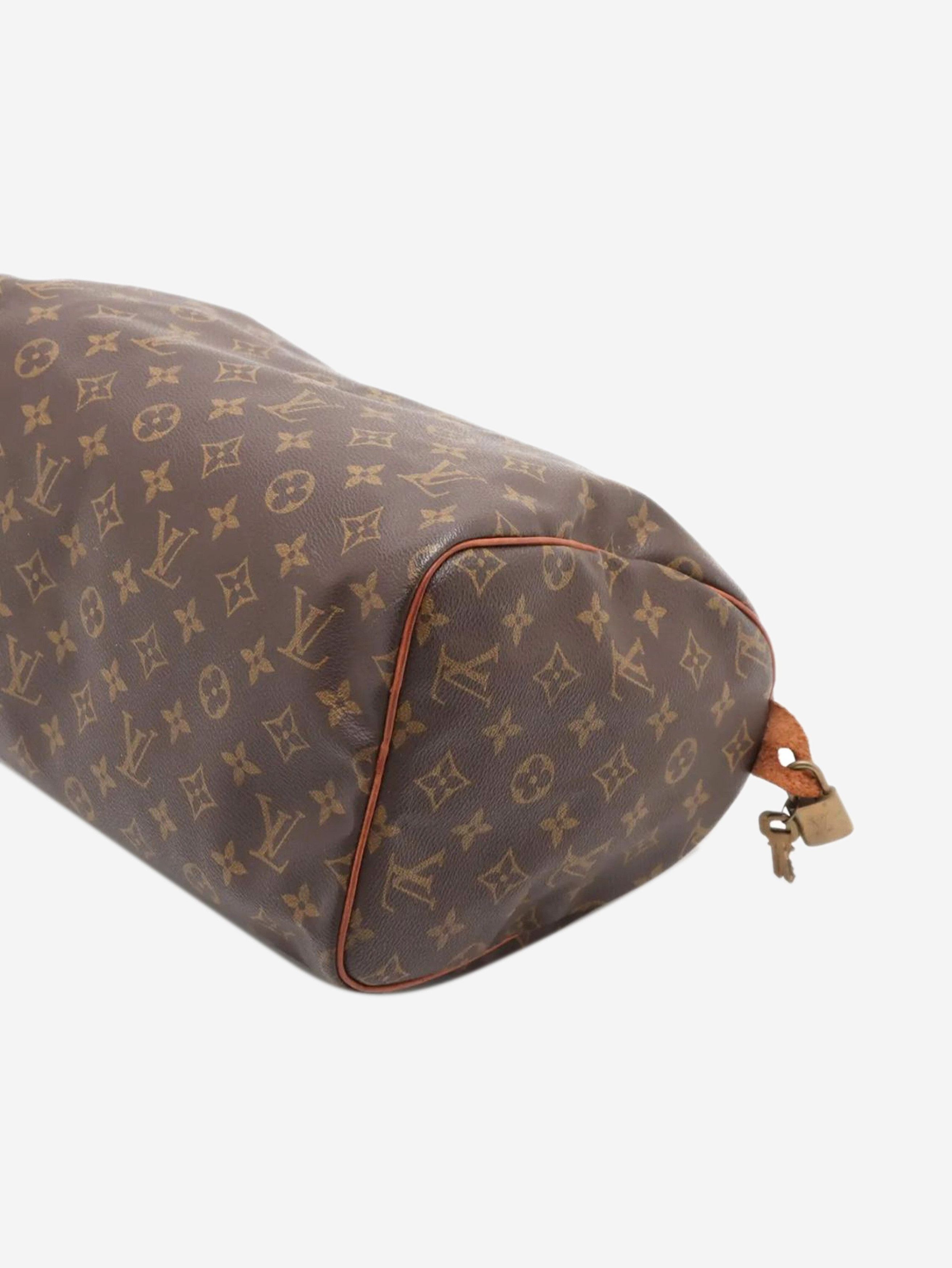 Louis Vuitton Brown vintage 1992 Monogram Speedy 30 bag Size ONE SIZE - 4 Thumbnail