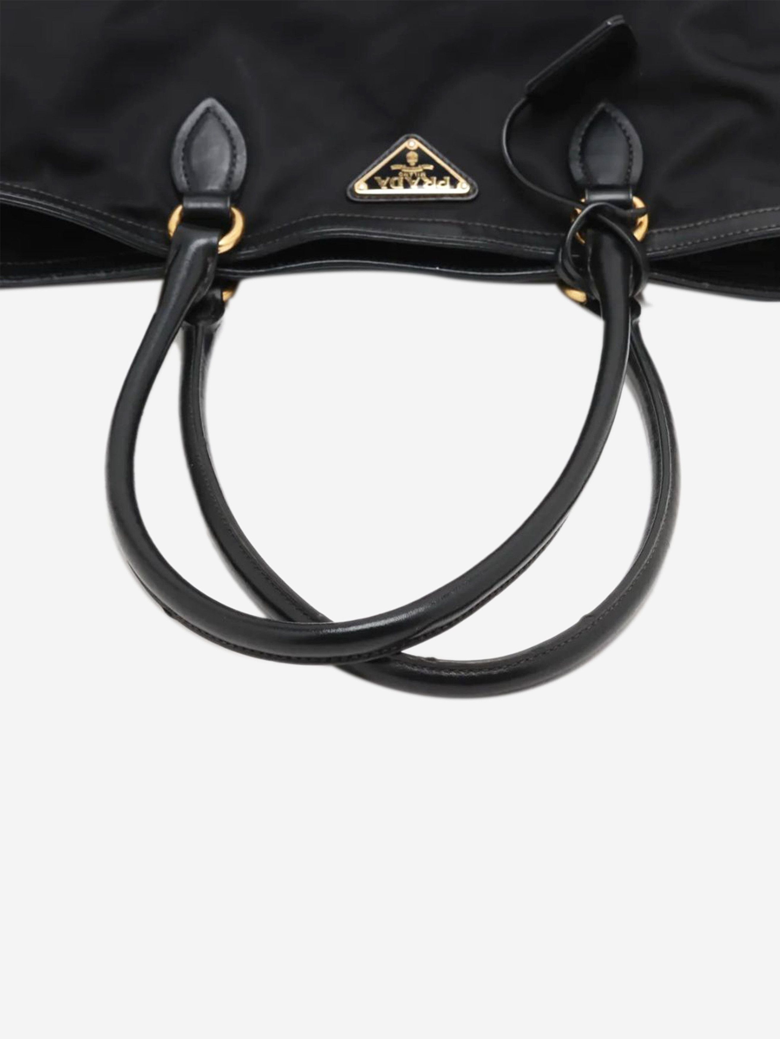 Prada Black small nylon tote bag Size ONE SIZE - 4 Thumbnail