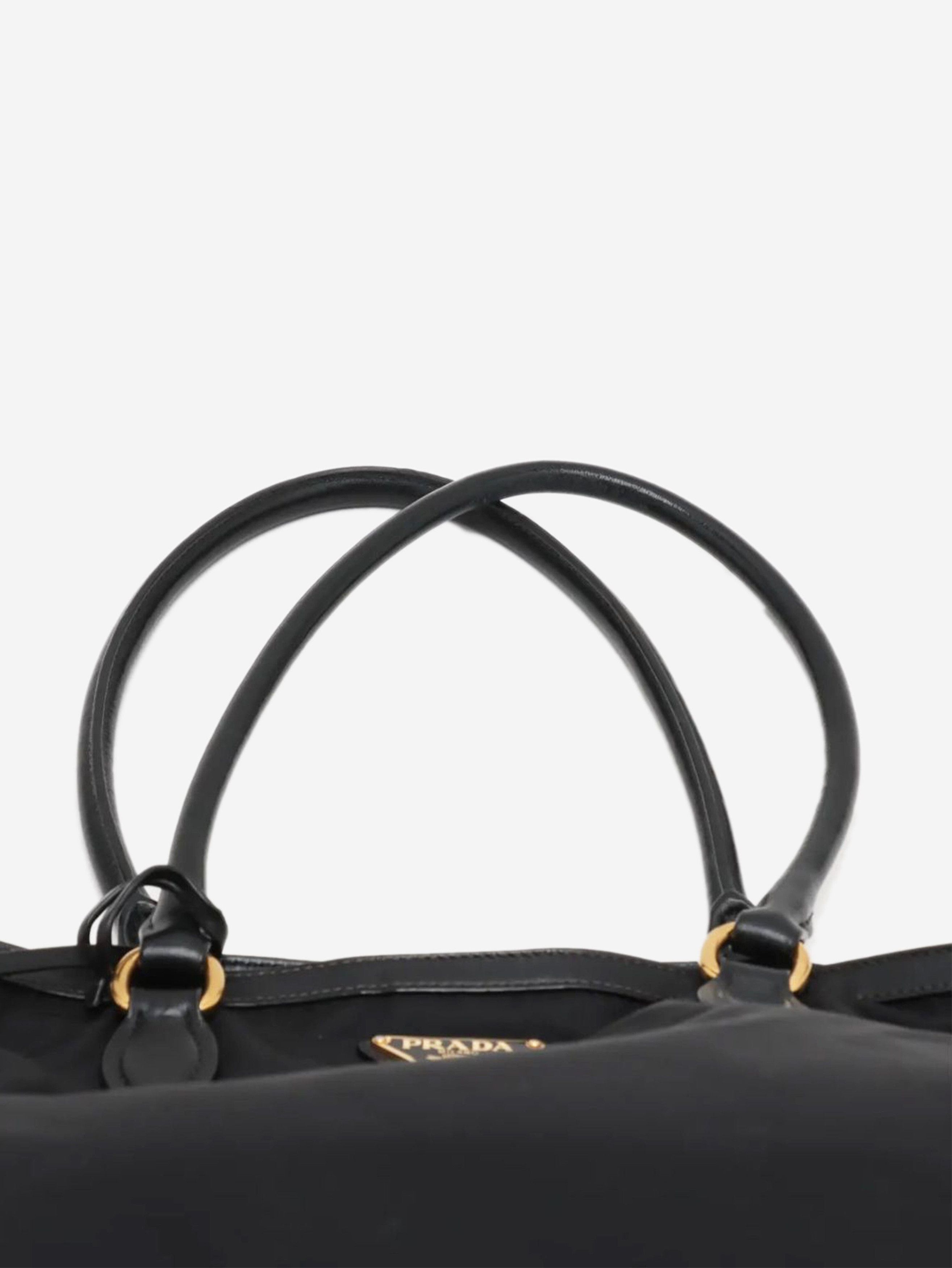 Prada Black small nylon tote bag Size ONE SIZE - 3 Thumbnail