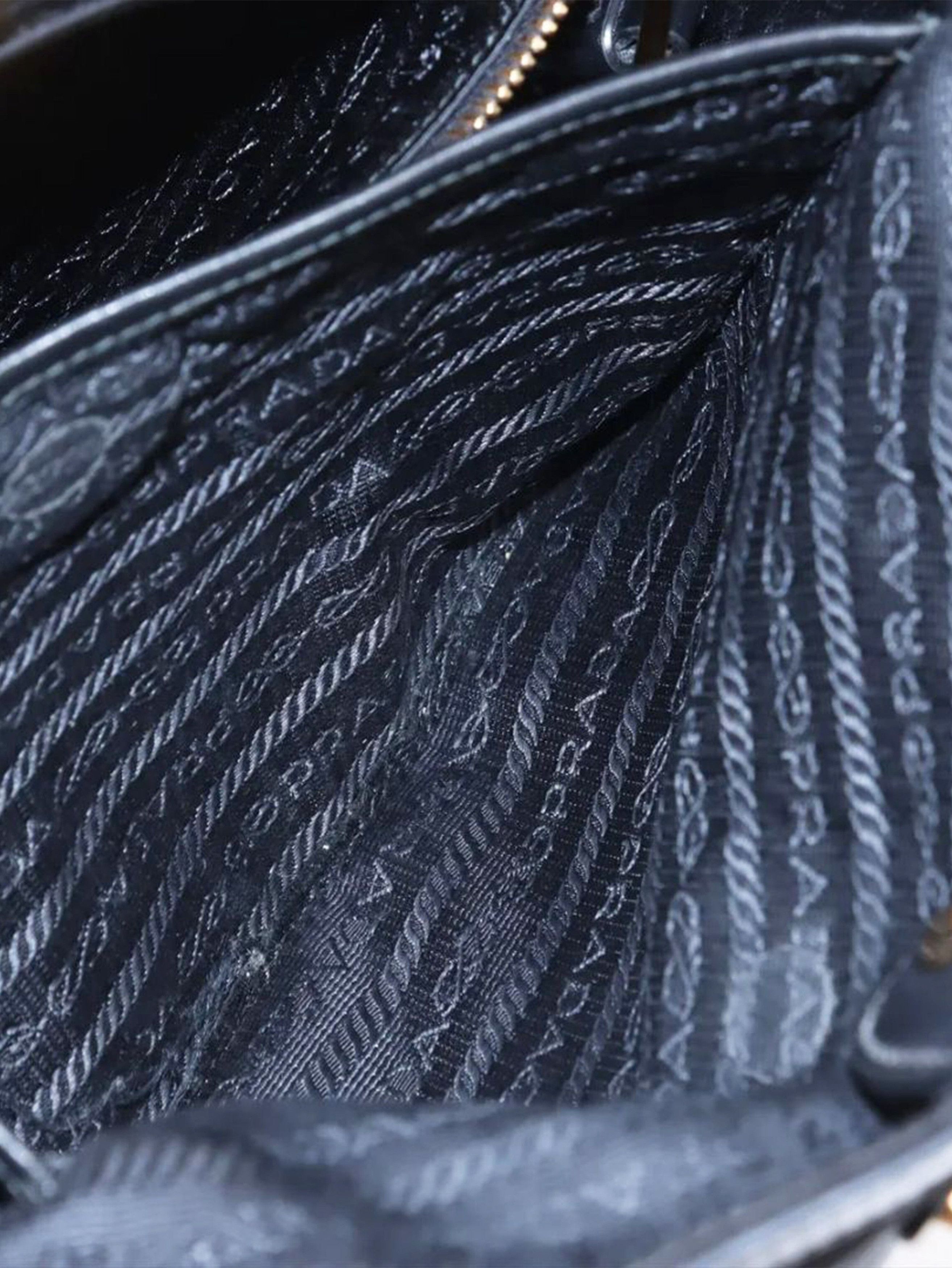 Prada Black small nylon tote bag Size ONE SIZE - 7 Thumbnail