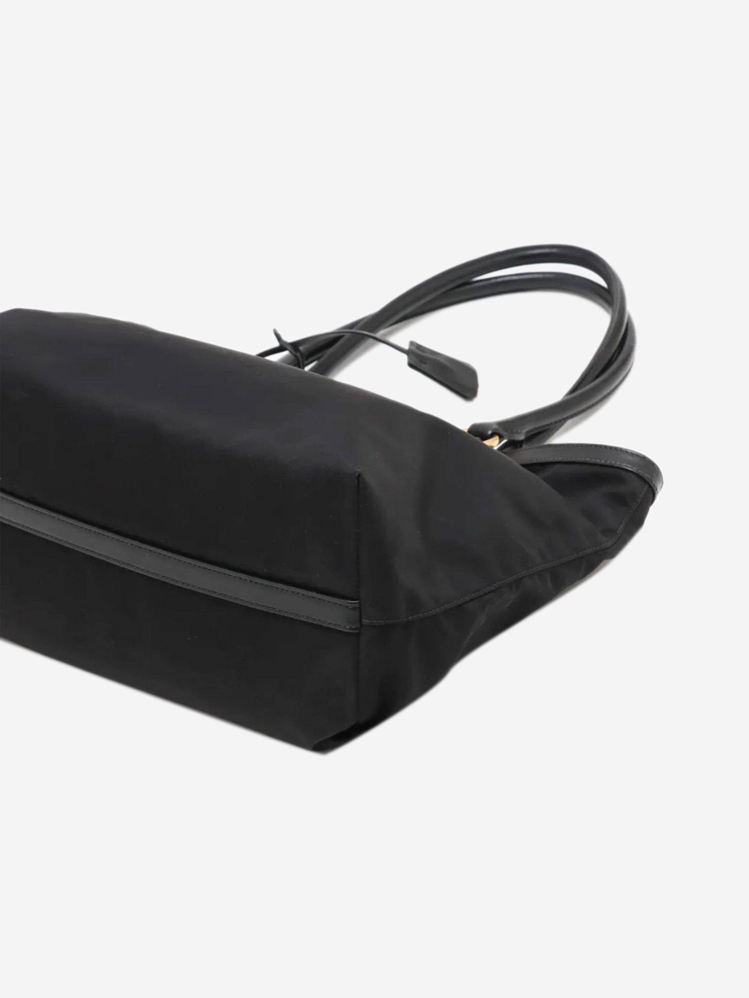 Prada Black small nylon tote bag Size ONE SIZE - 10 Thumbnail