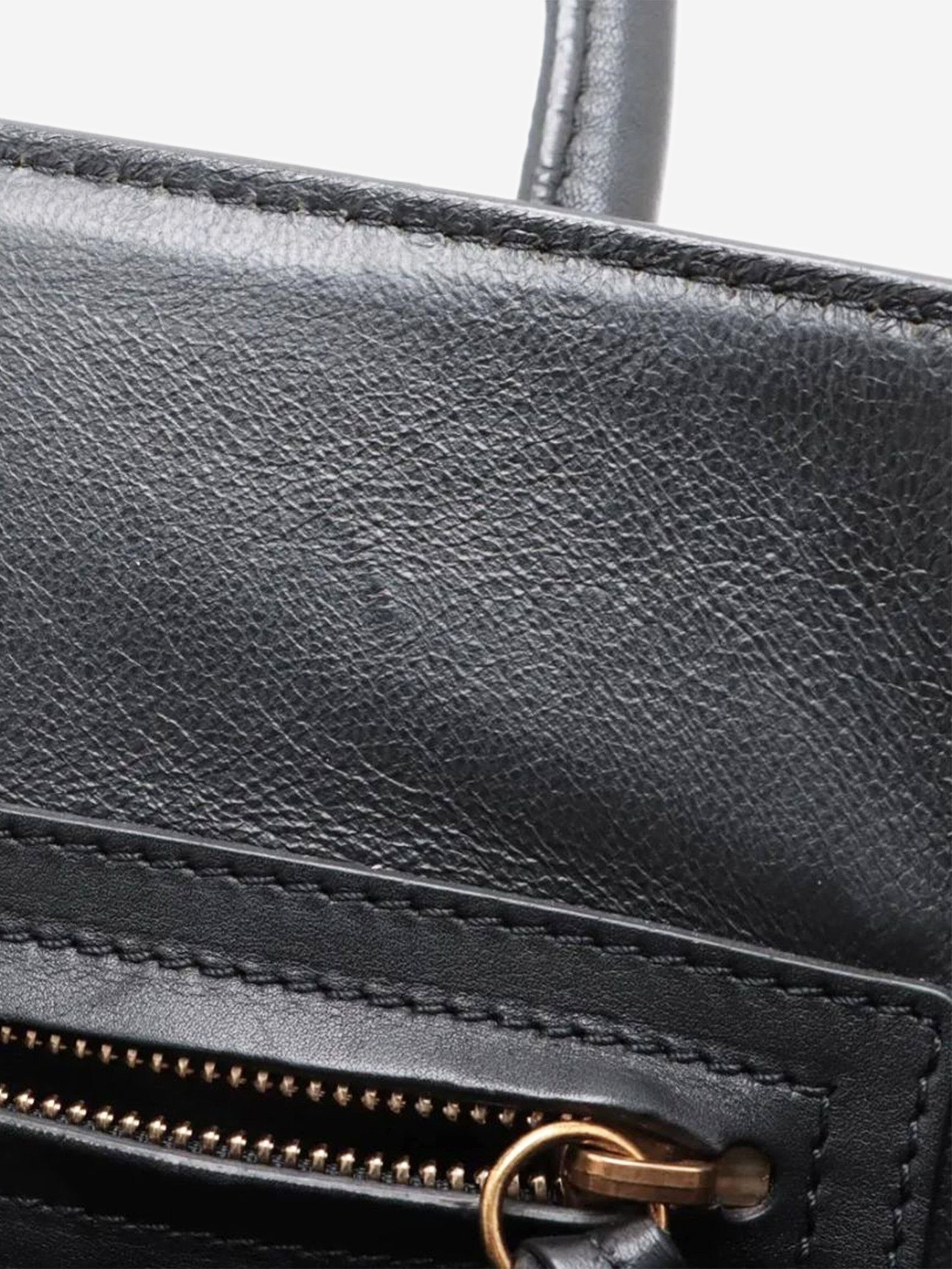 Celine Black suede Phantom luggage tote Size ONE SIZE - 9 Thumbnail