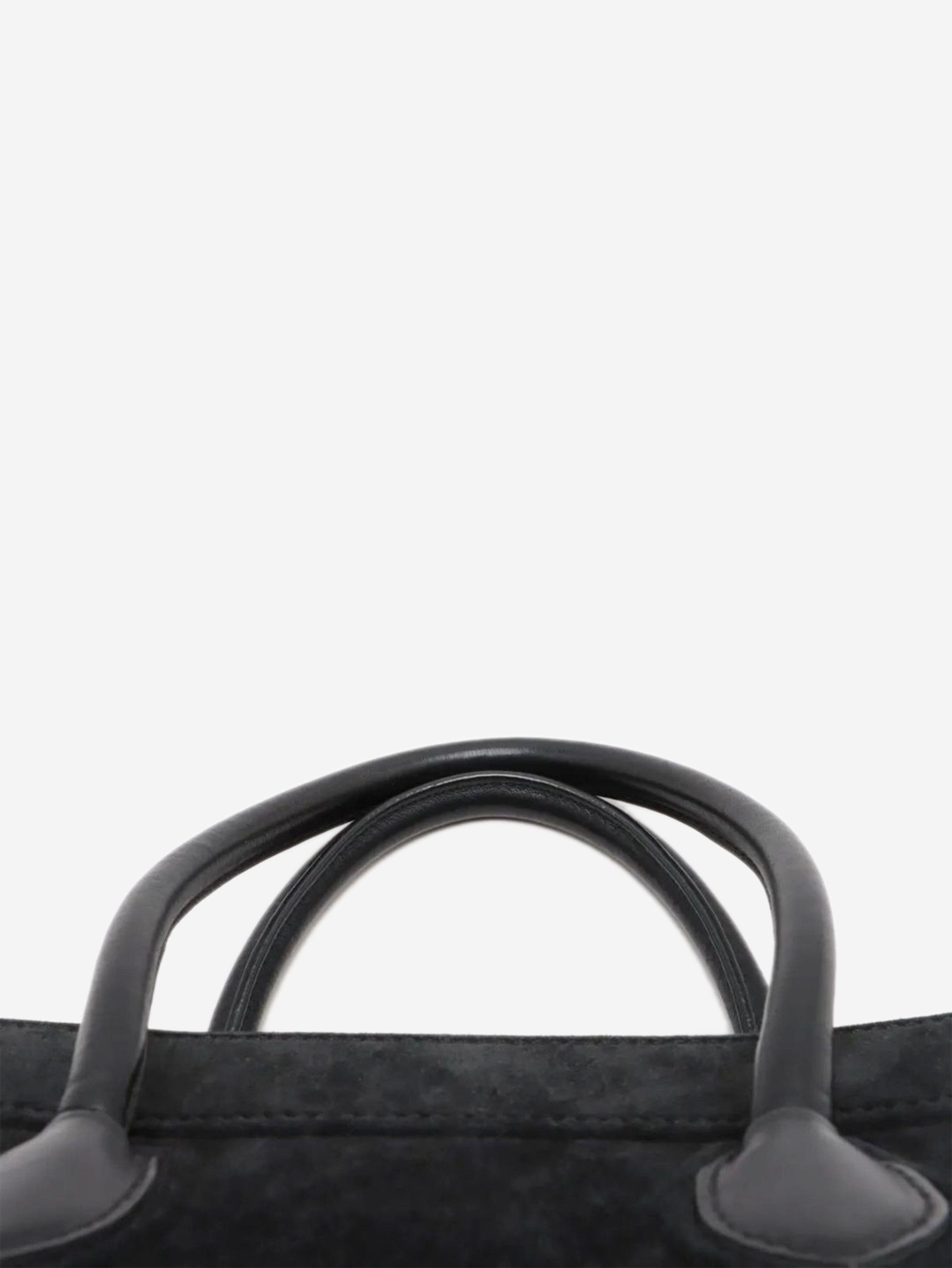 Celine Black suede Phantom luggage tote Size ONE SIZE - 6 Thumbnail