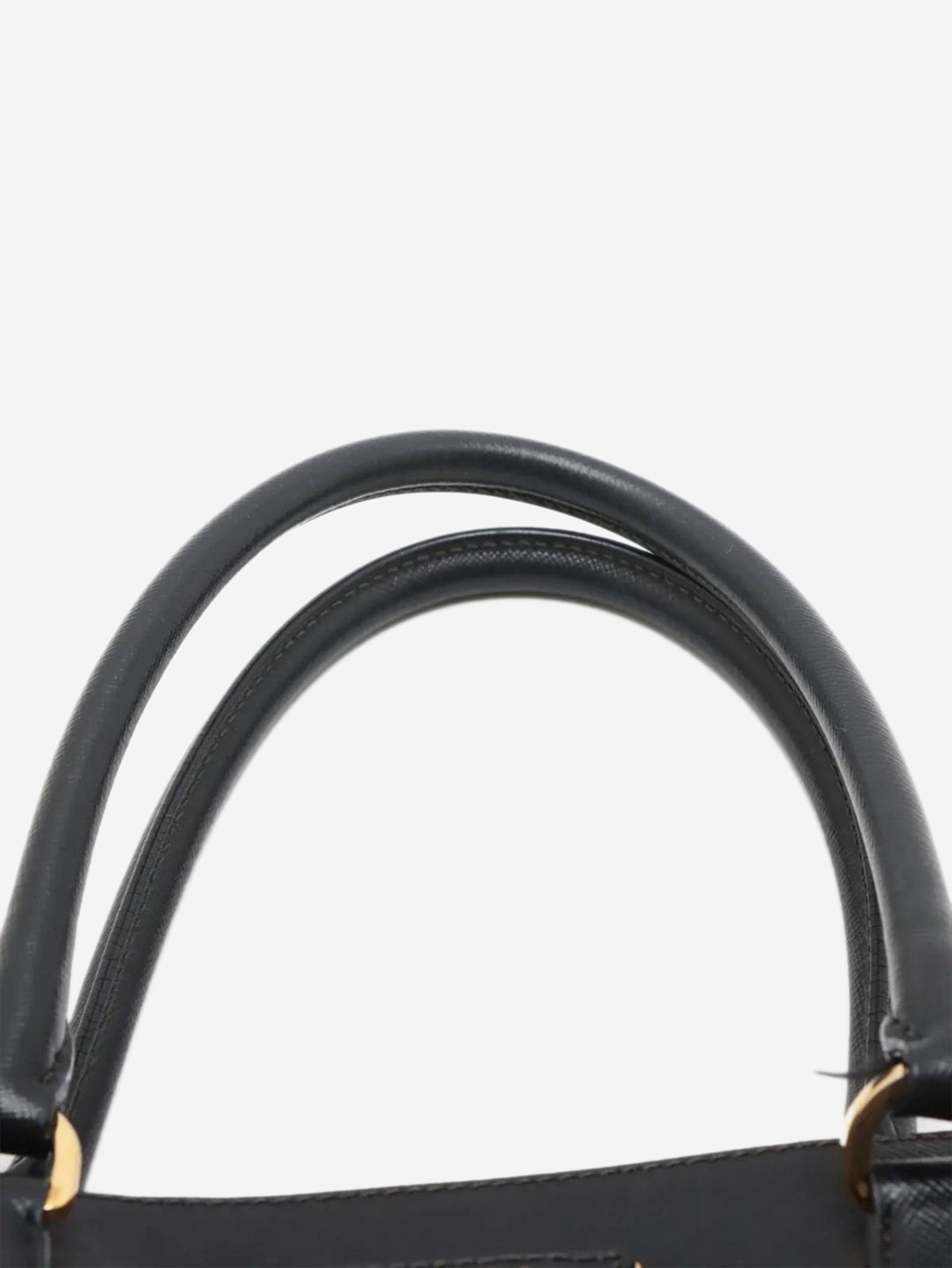 Prada Black Saffiano Lux Galleria 2way bag Size ONE SIZE - 6 Thumbnail