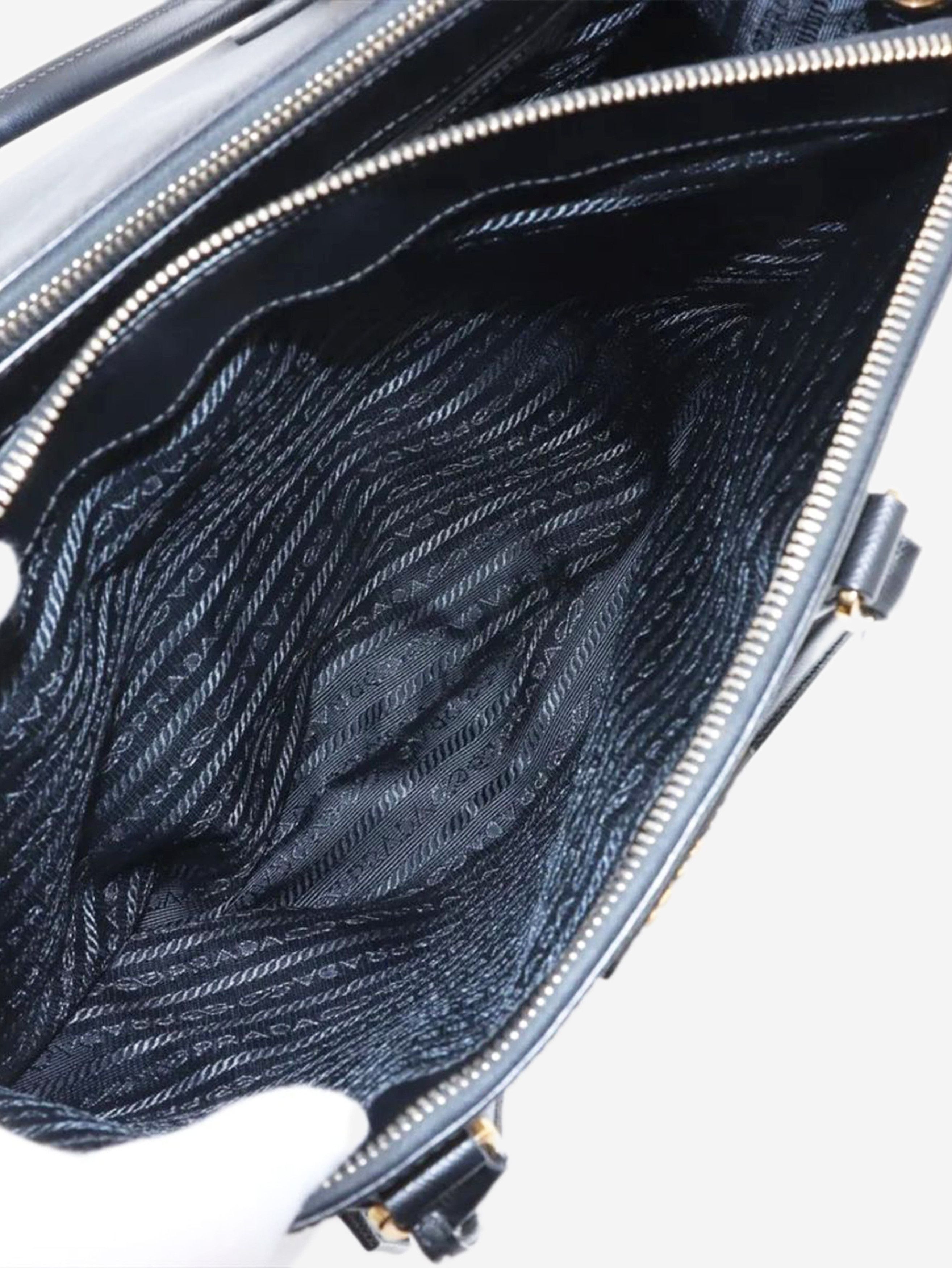 Prada Black Saffiano Lux Galleria 2way bag Size ONE SIZE - 13 Thumbnail