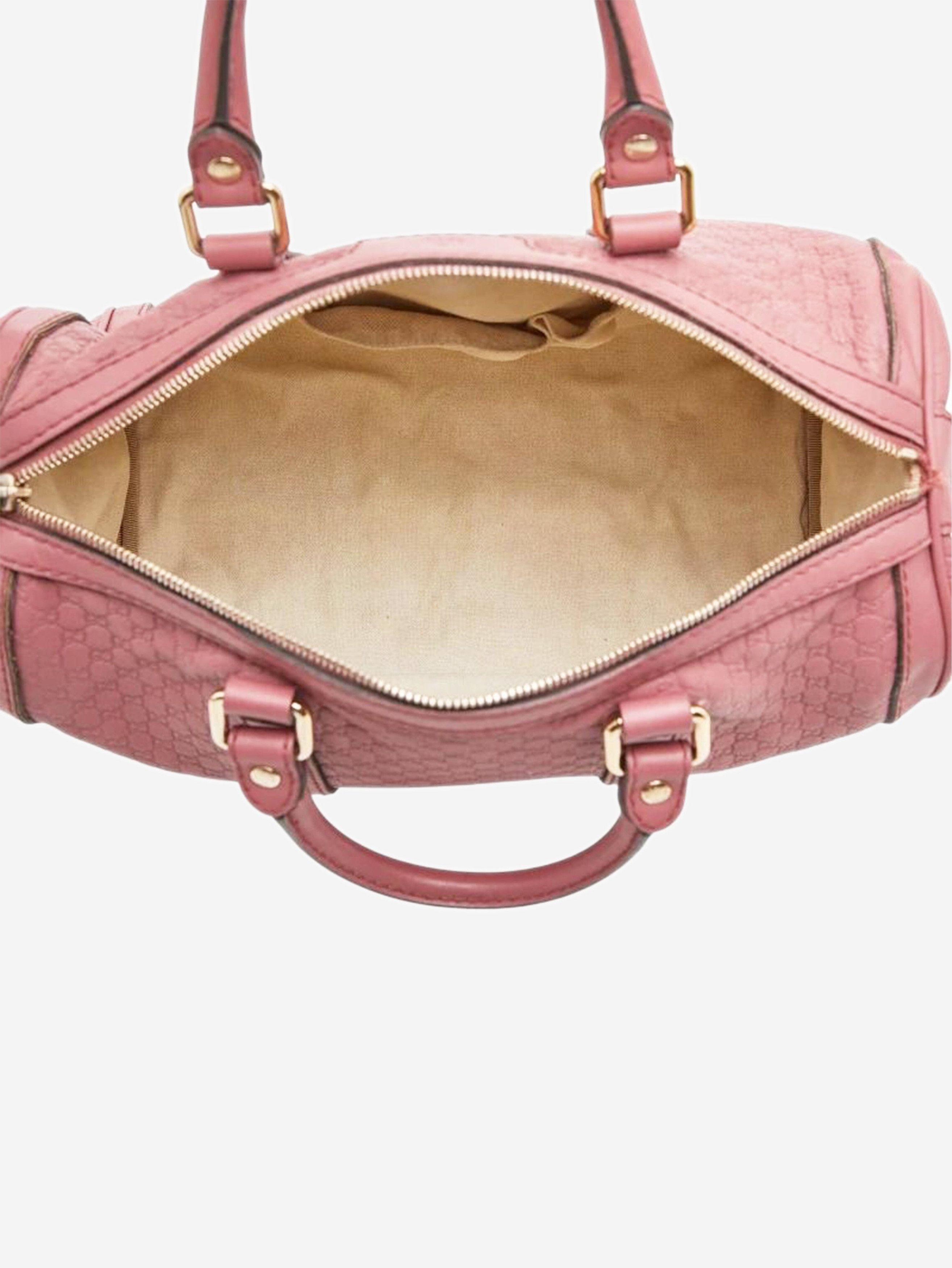 Gucci Dusty pink Micro ssima leather 2way Boston bag Size ONE SIZE - 9 Thumbnail
