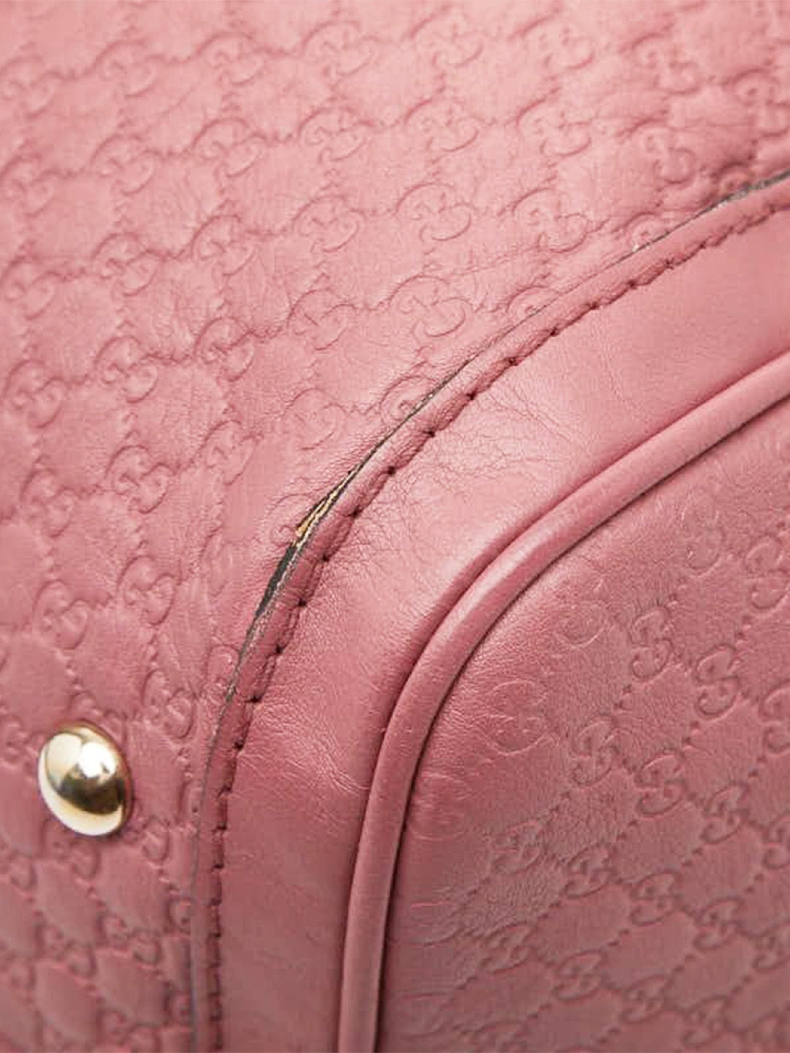Gucci Dusty pink Micro ssima leather 2way Boston bag Size ONE SIZE - 4 Thumbnail