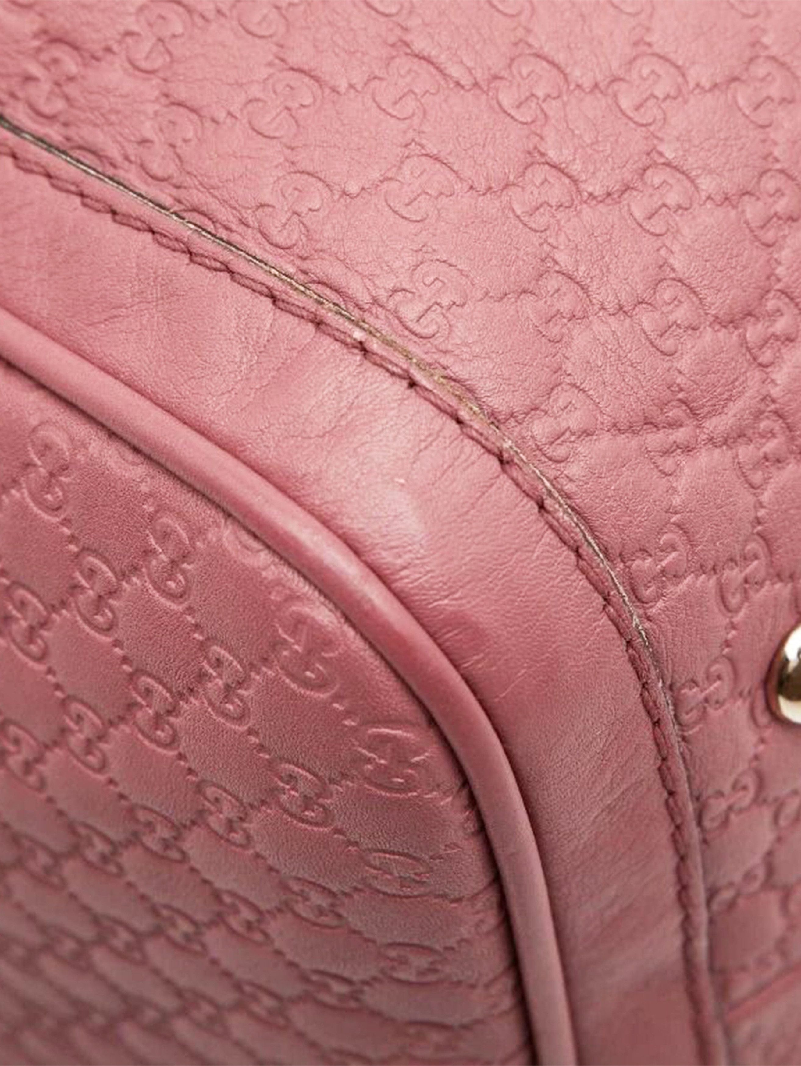 Gucci Dusty pink Micro ssima leather 2way Boston bag Size ONE SIZE - 5 Thumbnail