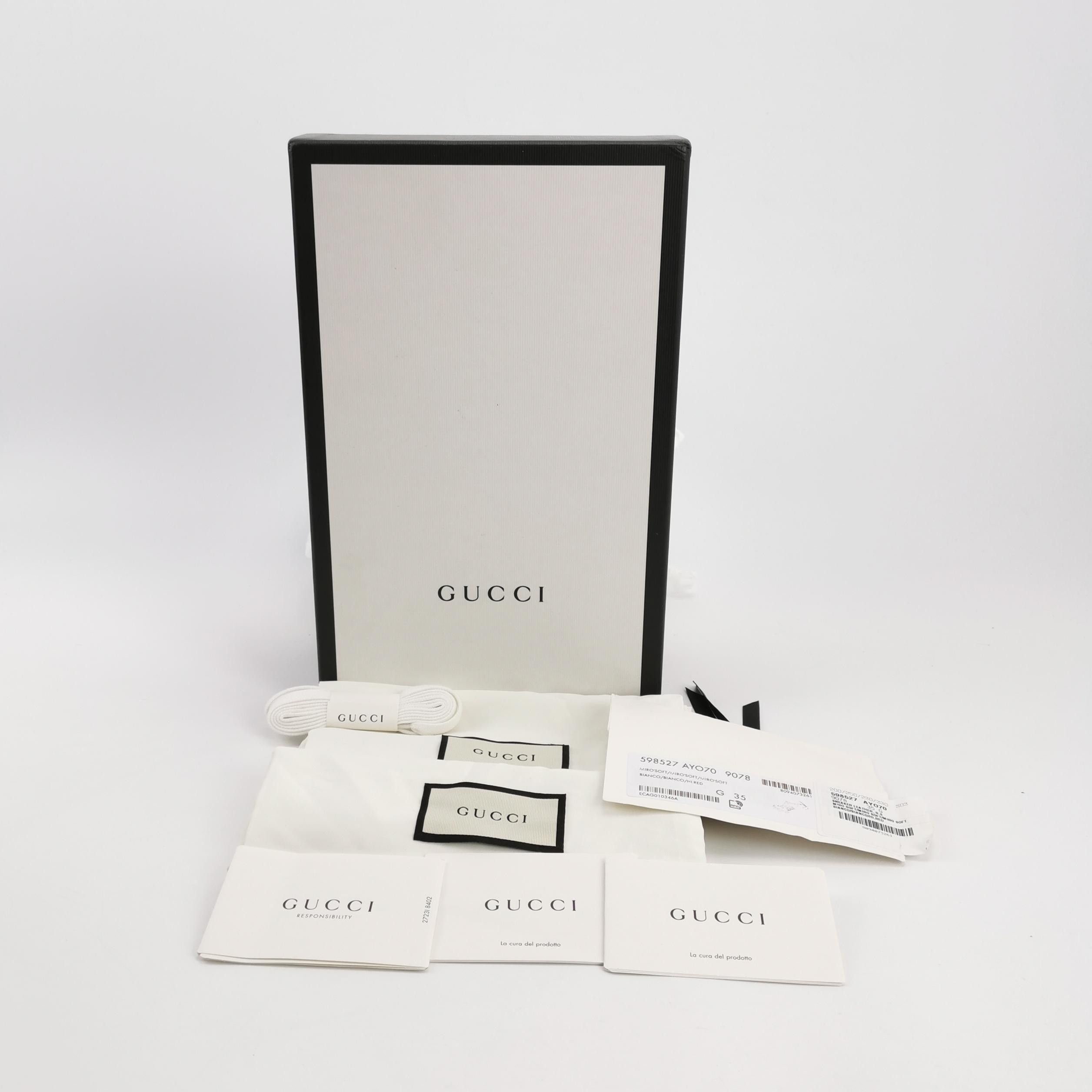 Gucci Gucci Women 5 Lowtop Sneakers Size US 5 / IT 35 - 6 Thumbnail
