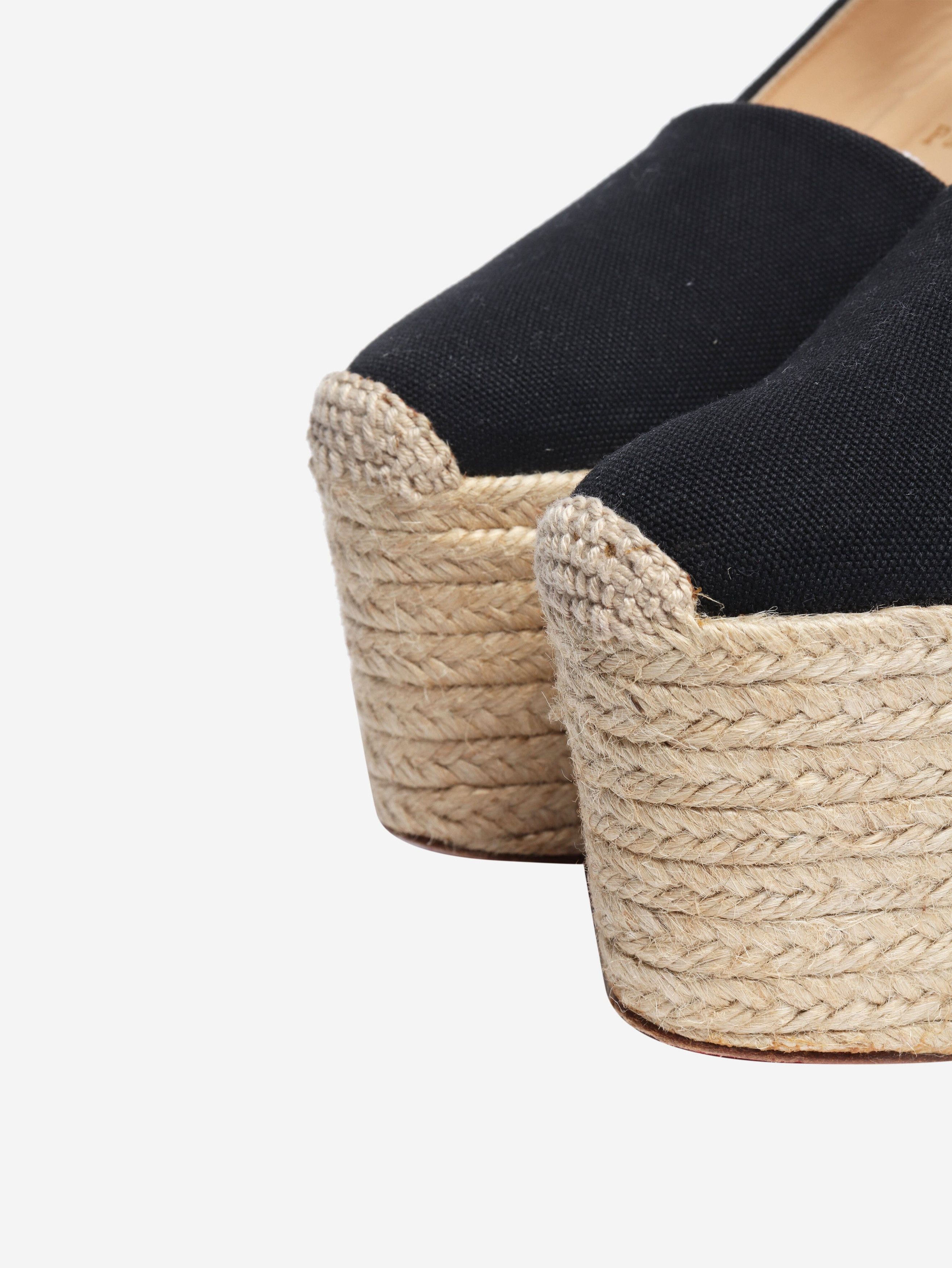 Christian Louboutin Dehia platform espadrille wedges - EU 39 Size US 8 / IT 38 - 5 Thumbnail