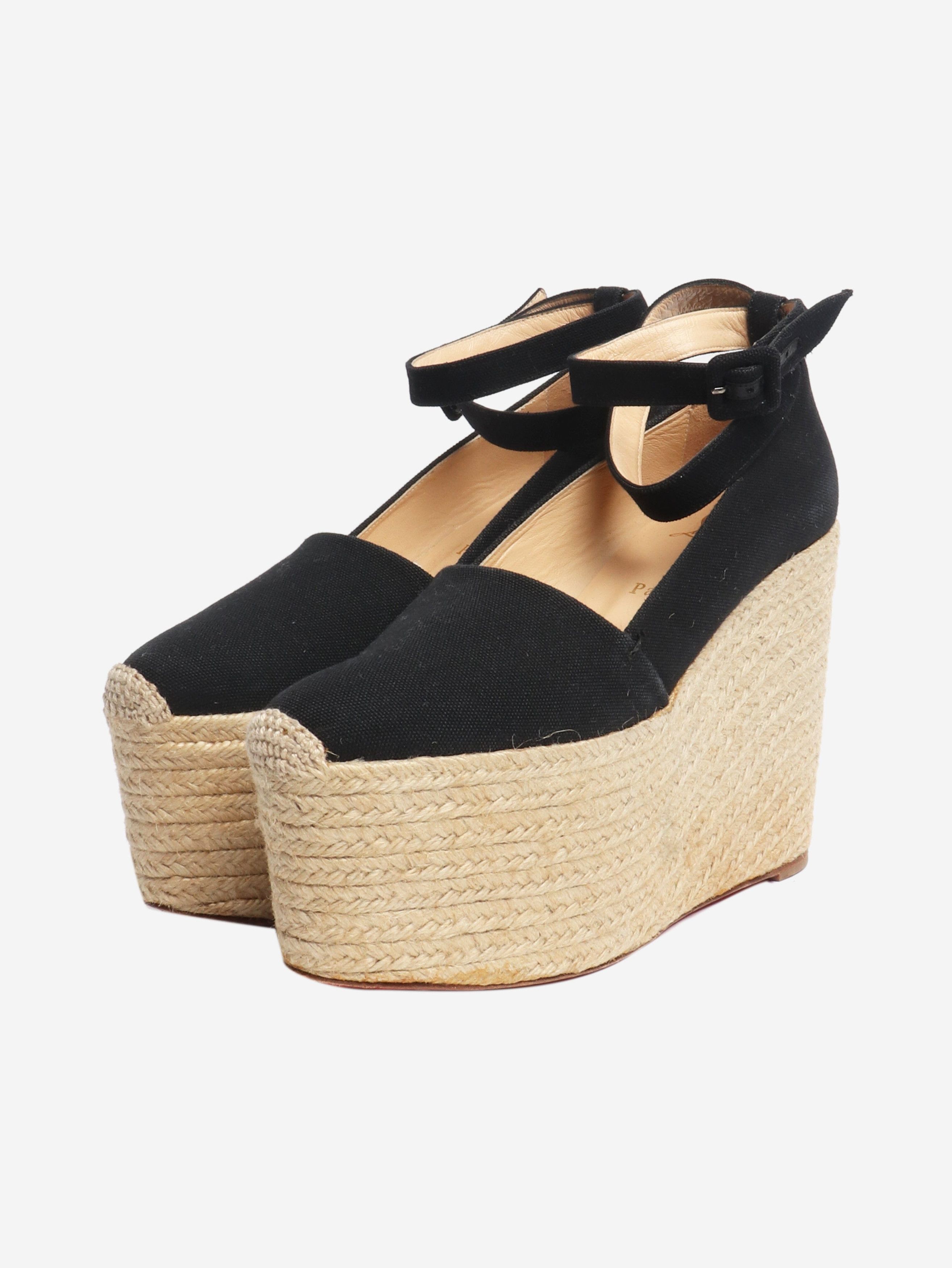 Christian Louboutin Dehia platform espadrille wedges - EU 39 Size US 8 / IT 38 - 2 Thumbnail