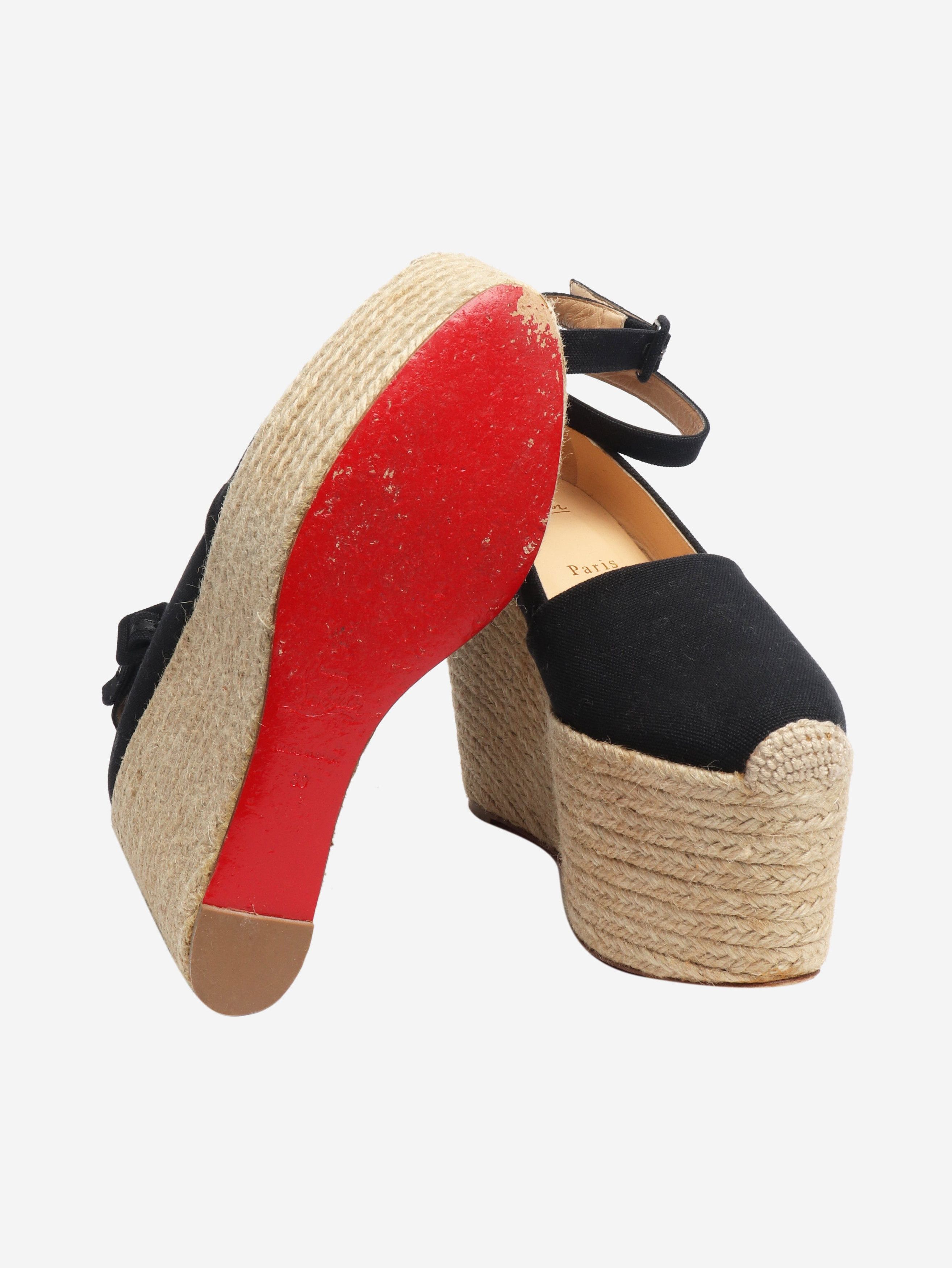 Christian Louboutin Dehia platform espadrille wedges - EU 39 Size US 8 / IT 38 - 7 Thumbnail