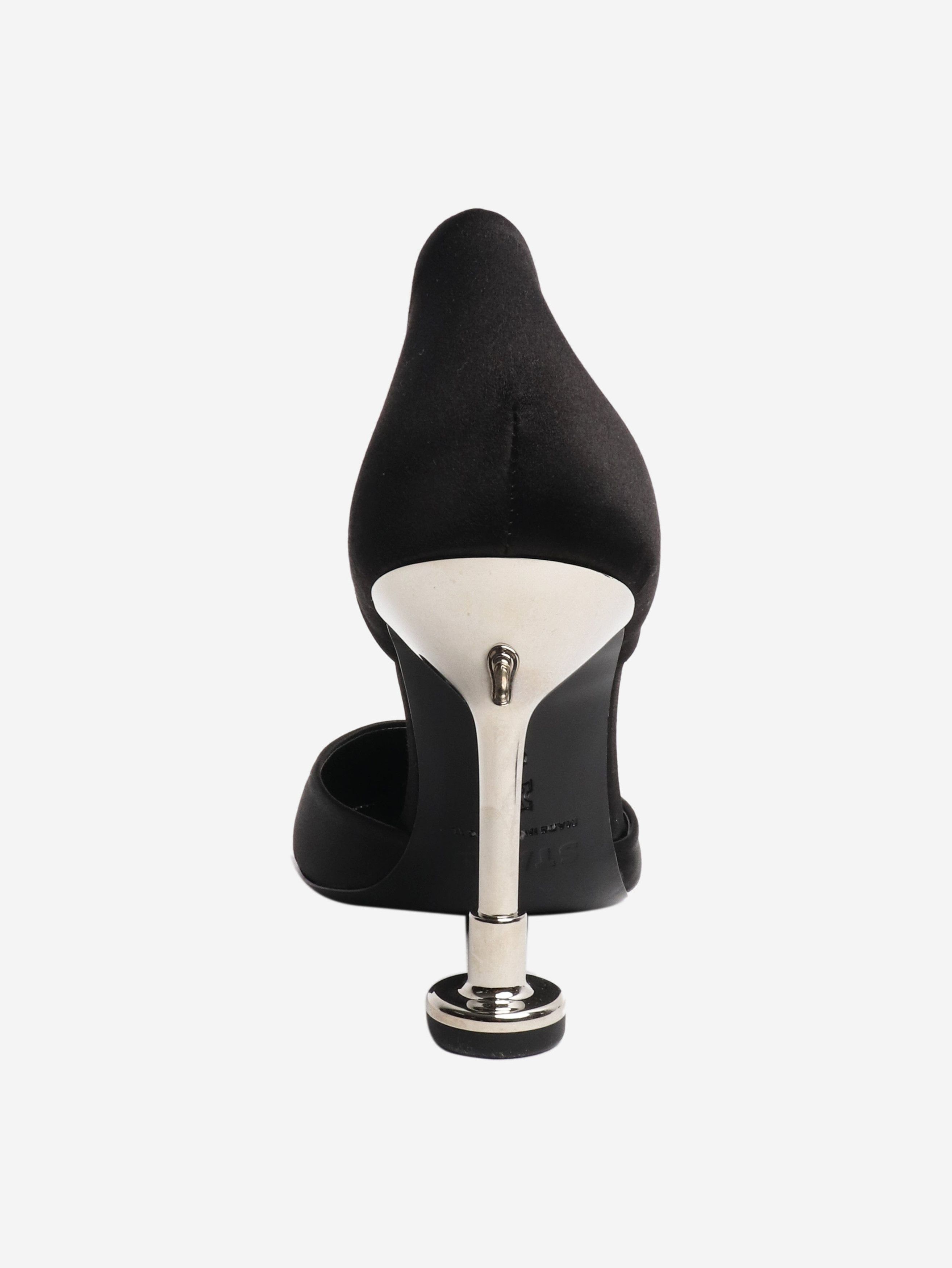 Other Black satin heels - EU 39 Size US 8 / IT 38 - 3 Thumbnail