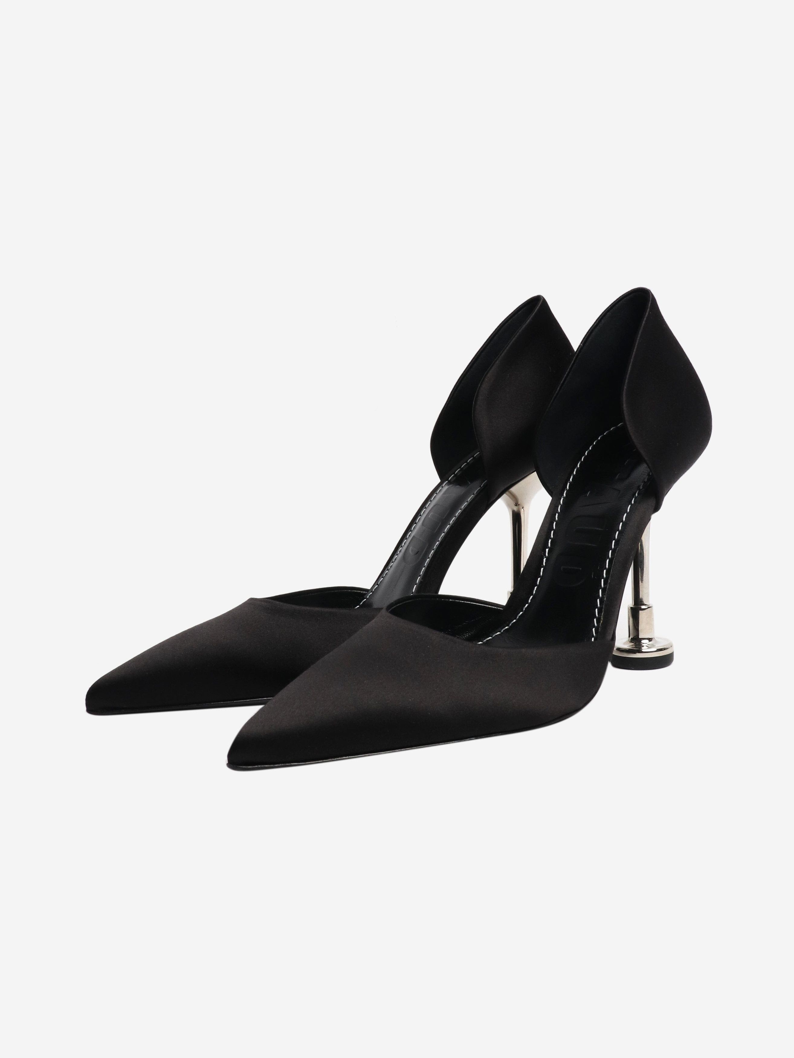 Other Black satin heels - EU 39 Size US 8 / IT 38 - 2 Thumbnail