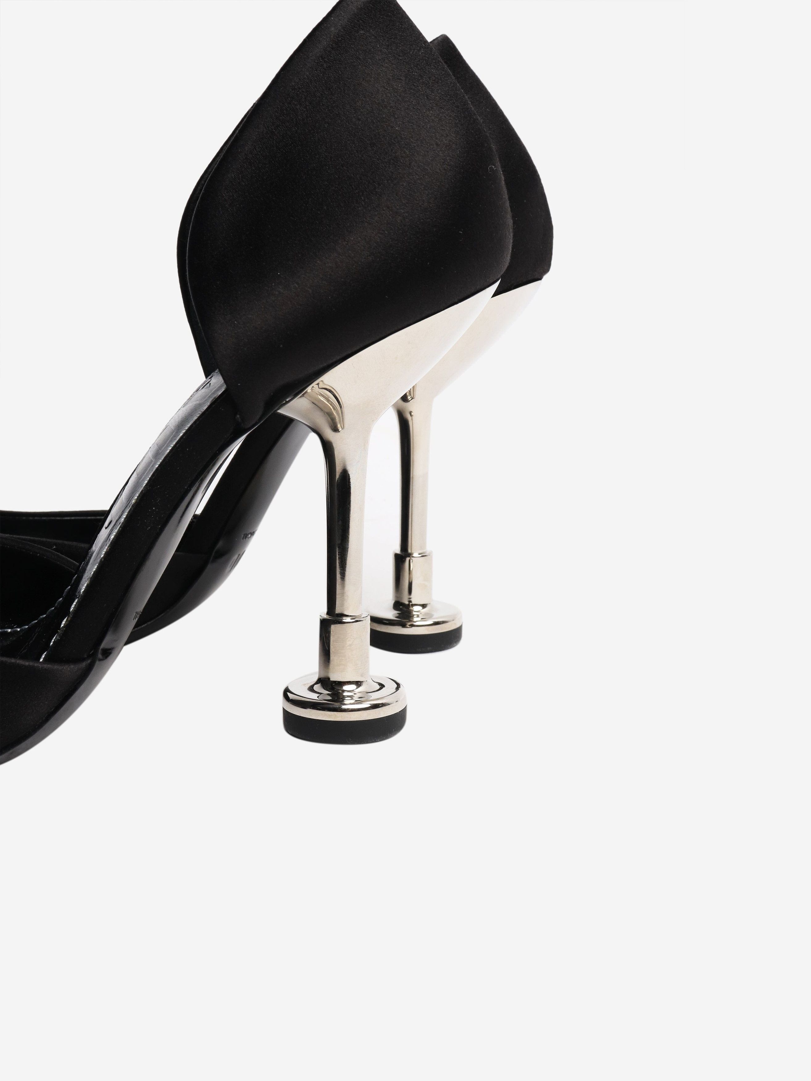 Other Black satin heels - EU 39 Size US 8 / IT 38 - 4 Thumbnail