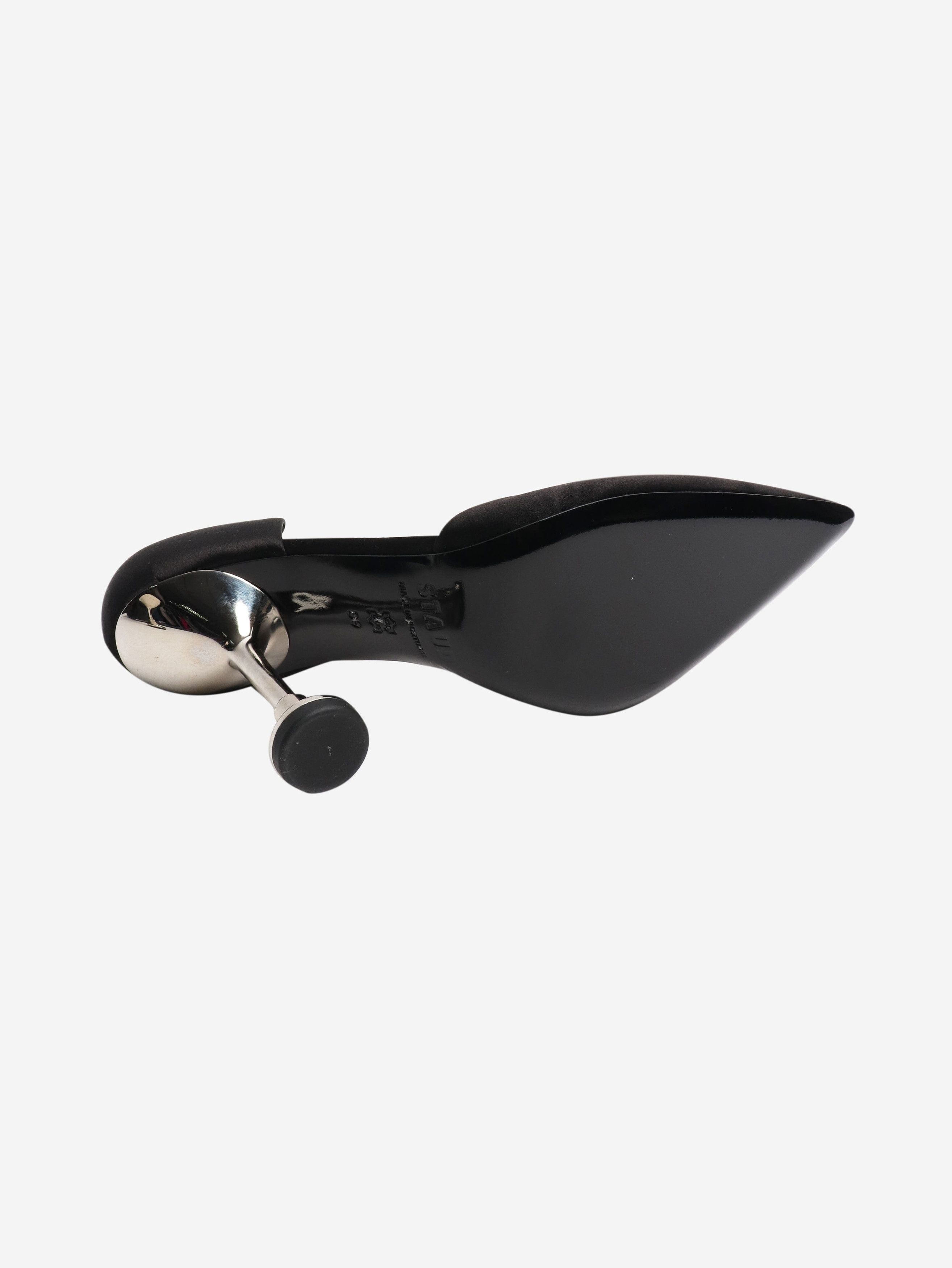 Other Black satin heels - EU 39 Size US 8 / IT 38 - 5 Thumbnail