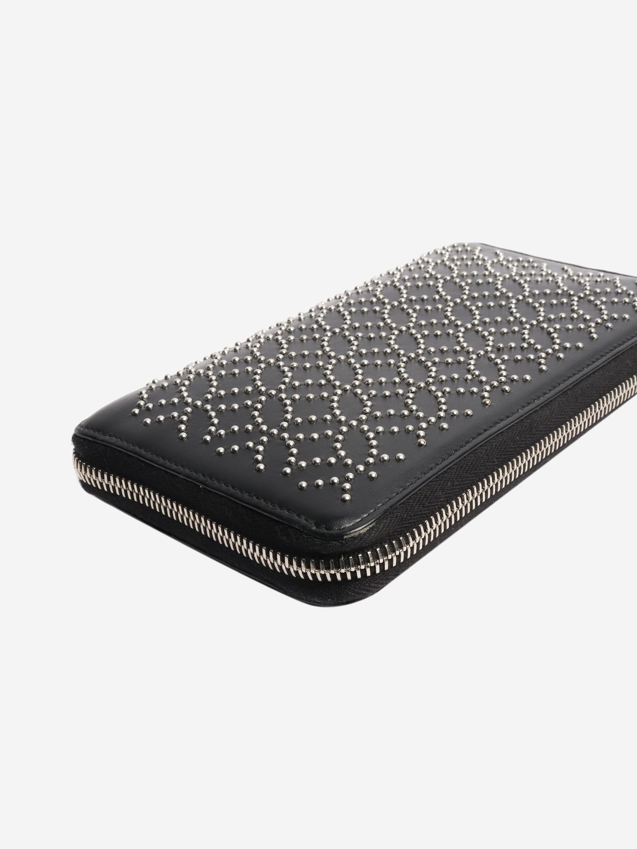 Other Black leather studded wallet Size ONE SIZE - 3 Thumbnail