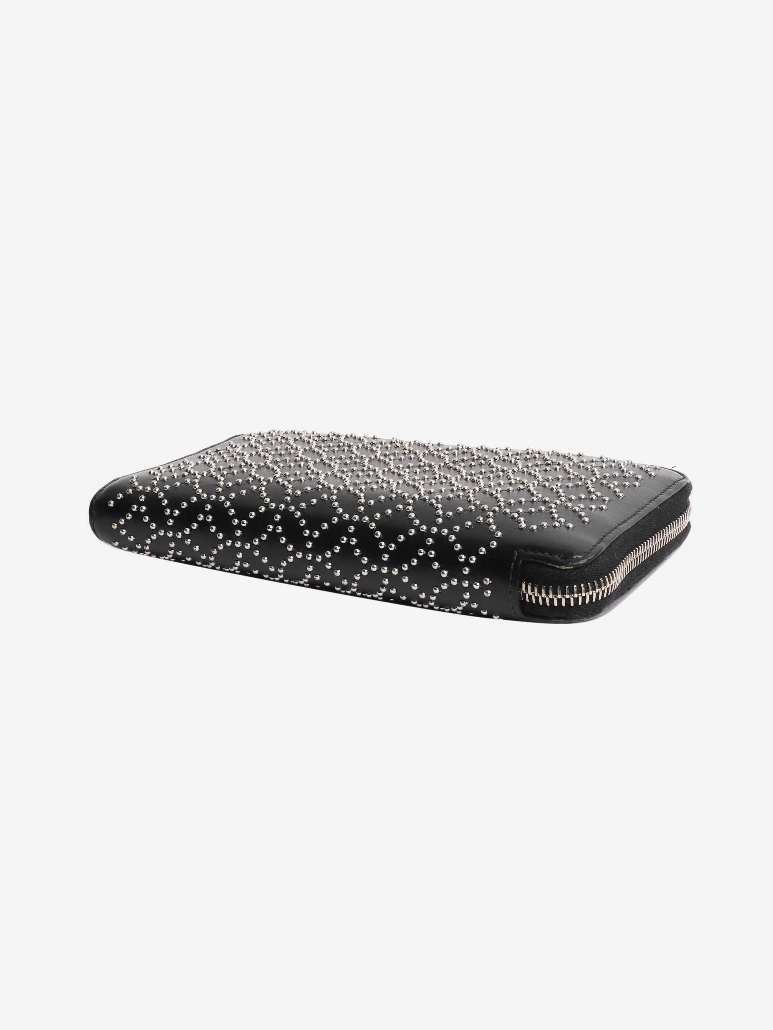 Other Black leather studded wallet Size ONE SIZE - 5 Thumbnail