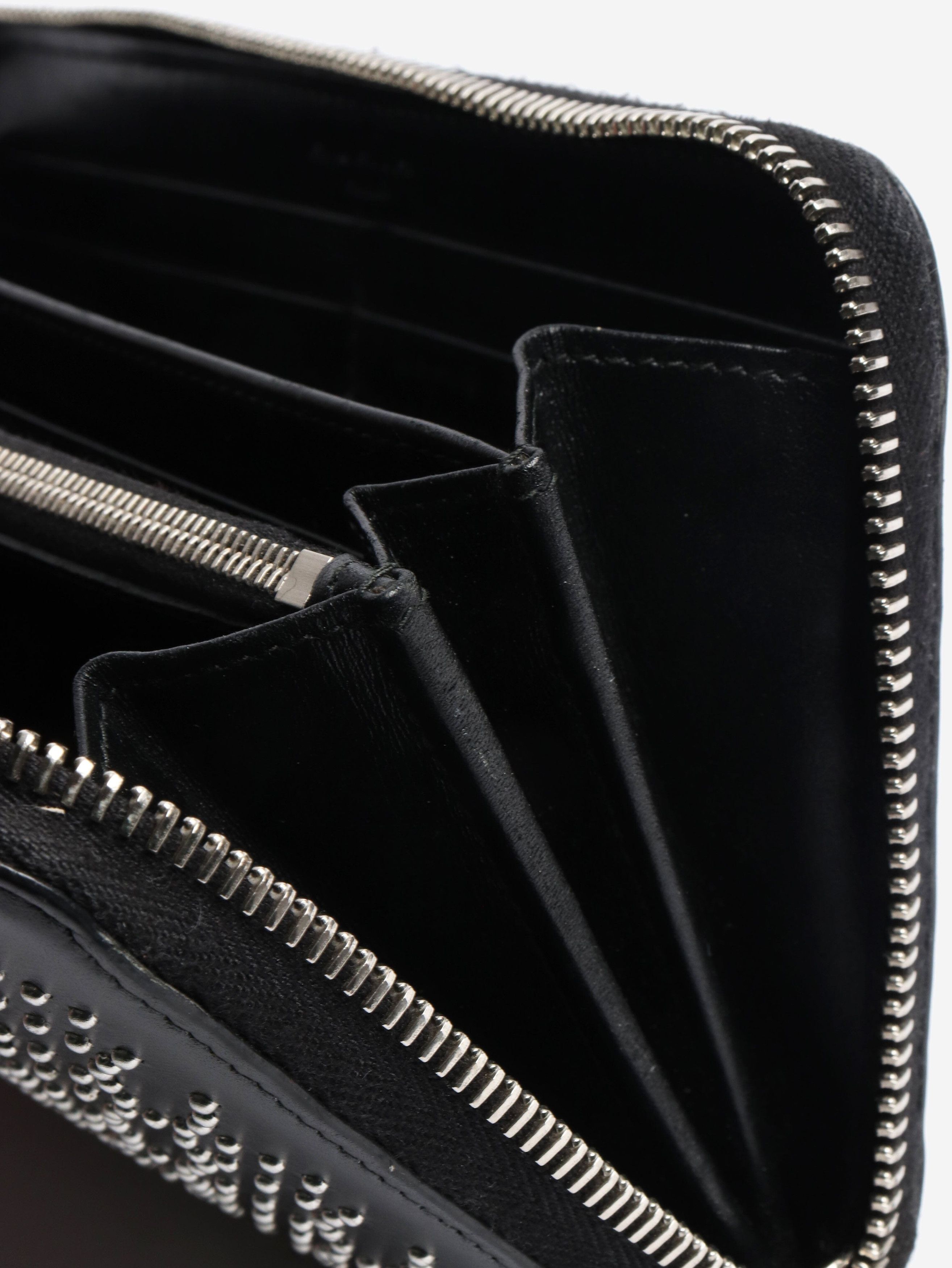 Other Black leather studded wallet Size ONE SIZE - 7 Thumbnail