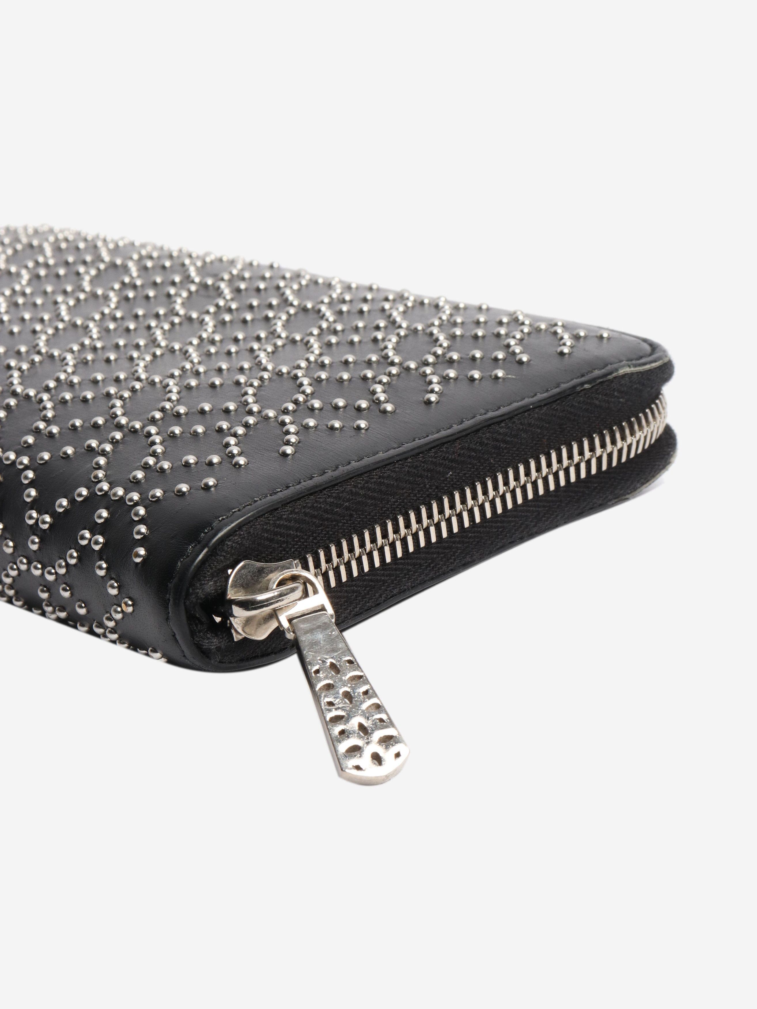 Other Black leather studded wallet Size ONE SIZE - 4 Thumbnail
