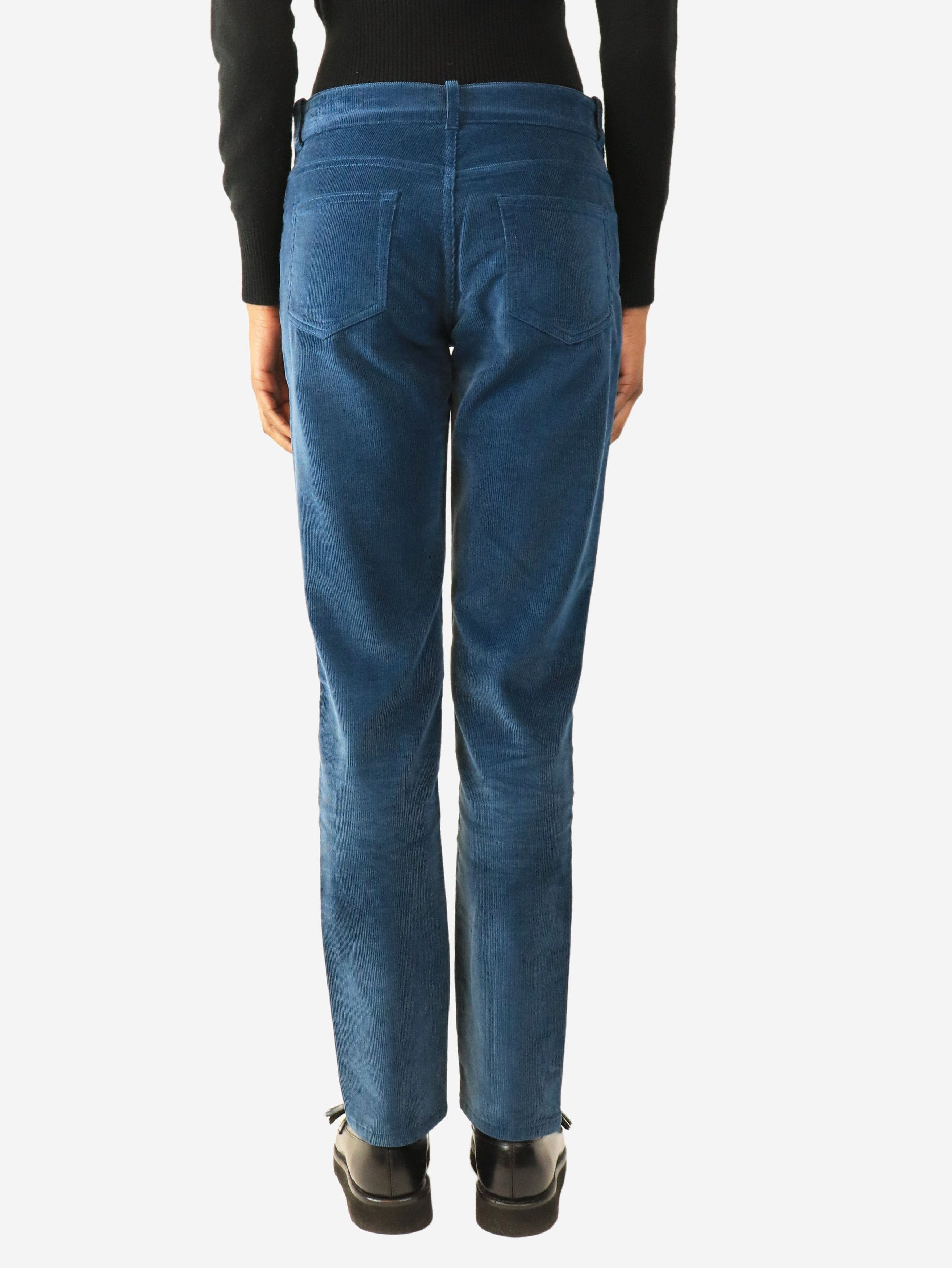 Other Blue slim leg cord trousers - UK 10 Size 28" / US 6 / IT 42 - 3 Thumbnail