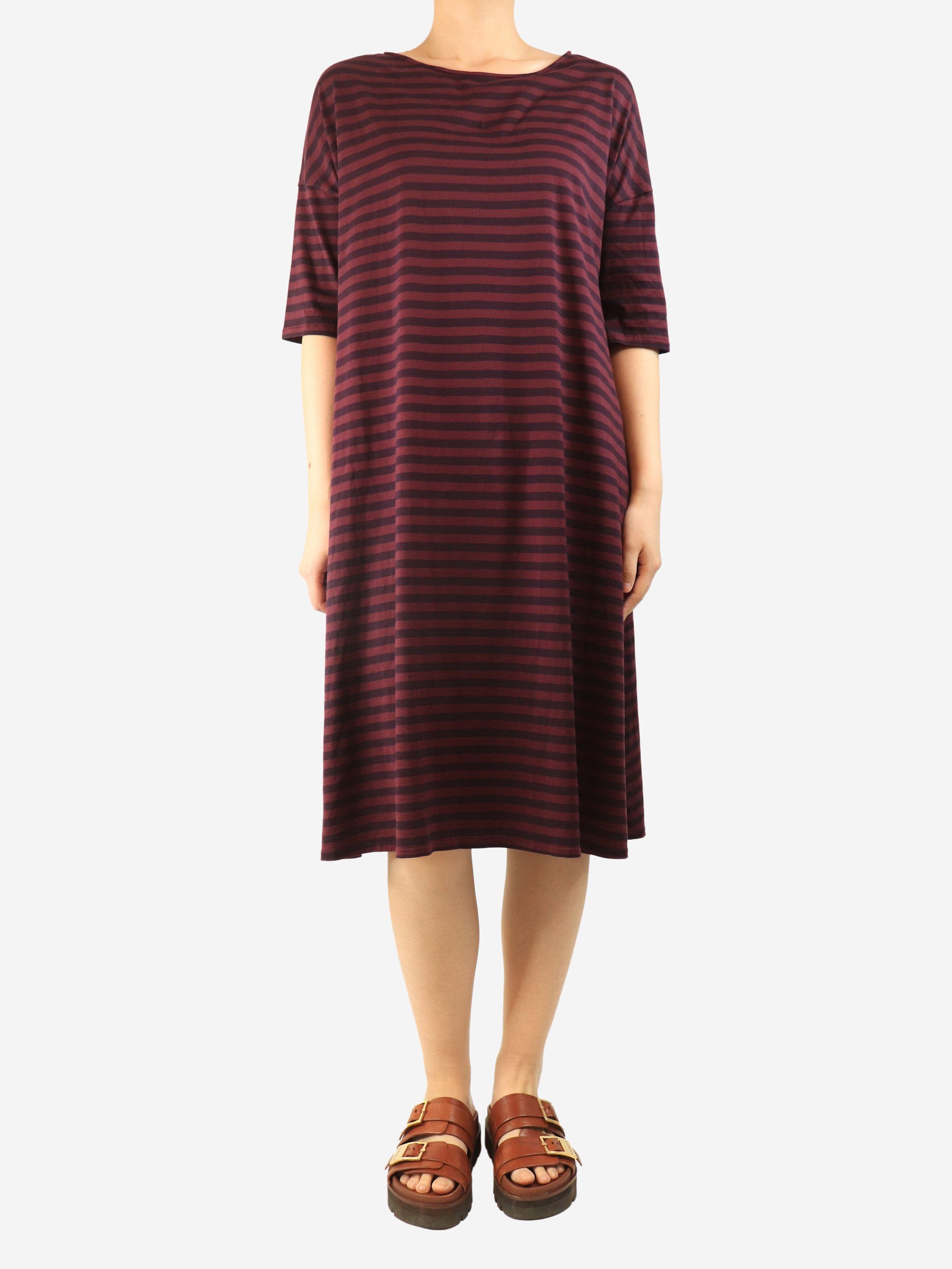 Other Burgundy striped t-shirt dress - S Size S / US 4 / IT 40 - 3 Thumbnail