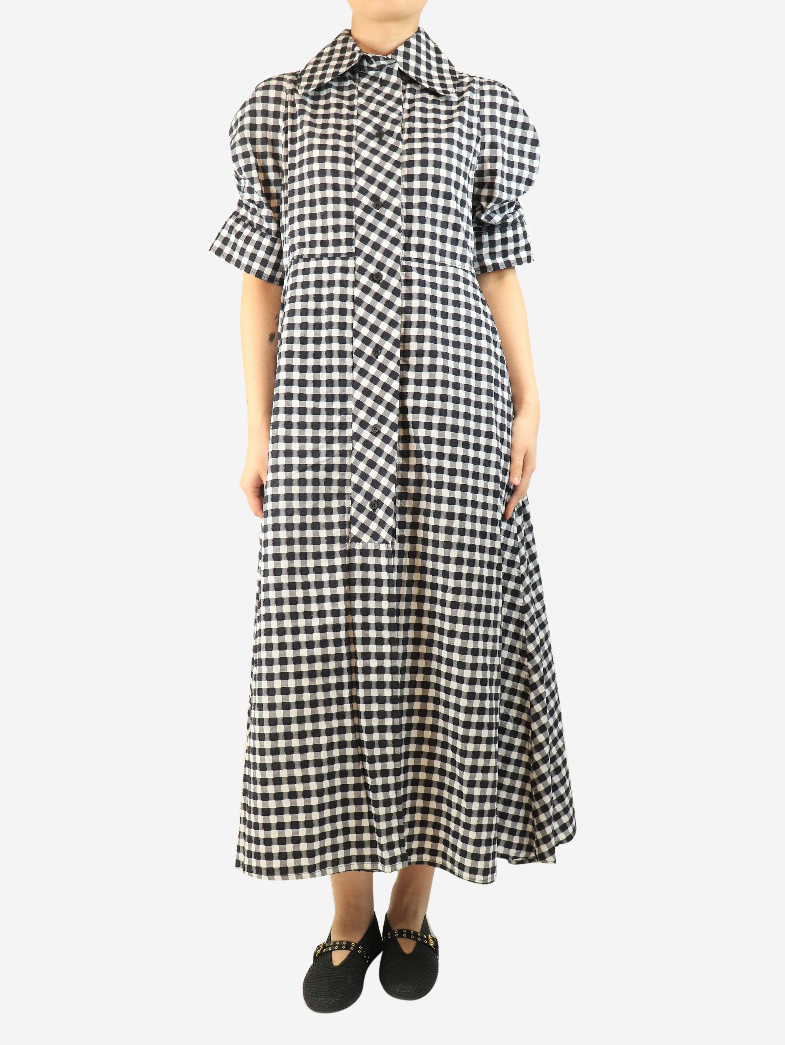 Other Black gingham midi dress - M Size M / US 6-8 / IT 42-44 - 3 Thumbnail
