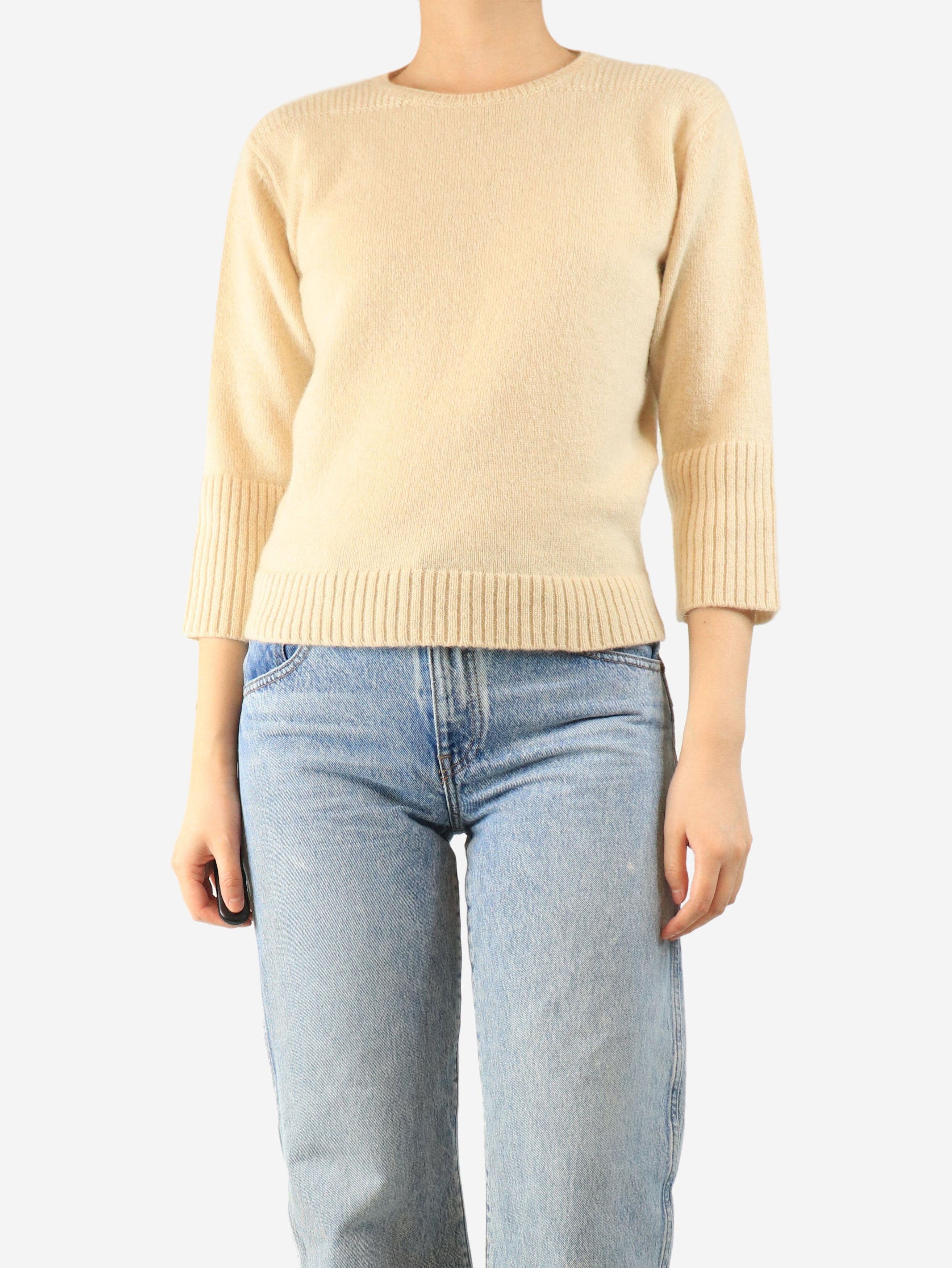 Other Cream cashmere jumper - UK 14 Size L / US 10 / IT 46 - 3 Thumbnail