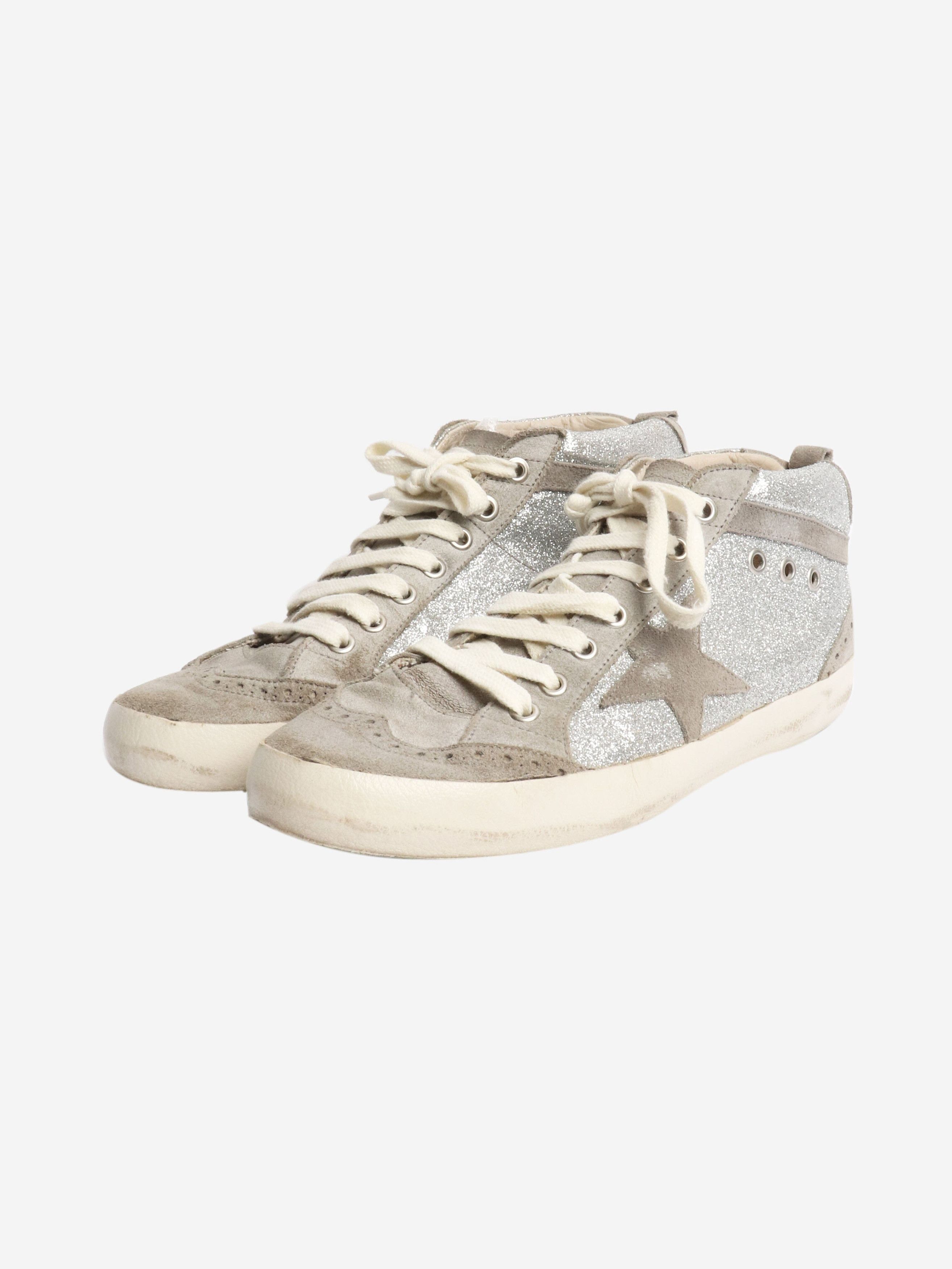 Other Silver glittery mid-rise trainers - EU 39 Size US 8 / IT 38 - 2 Thumbnail