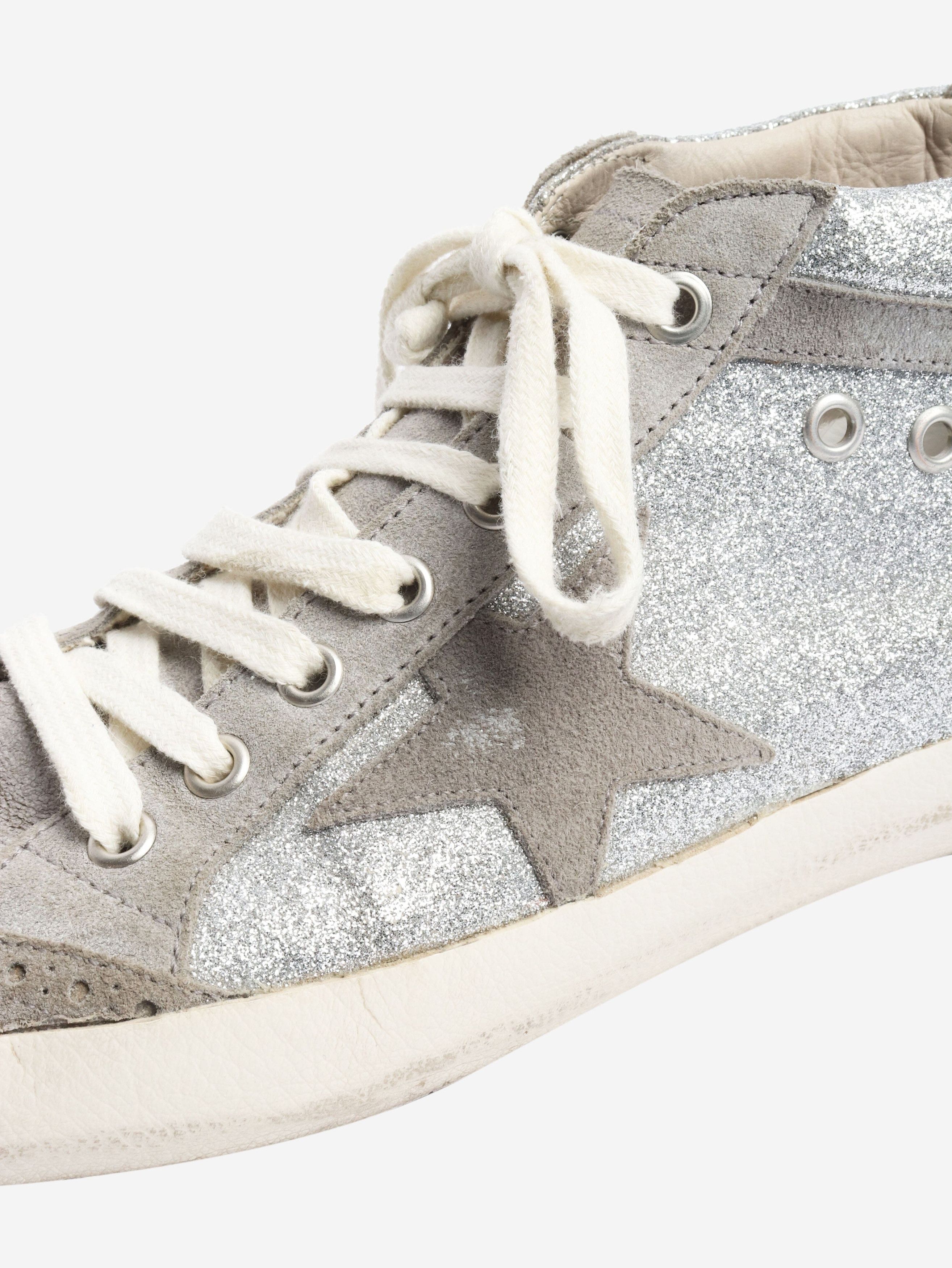 Other Silver glittery mid-rise trainers - EU 39 Size US 8 / IT 38 - 6 Thumbnail