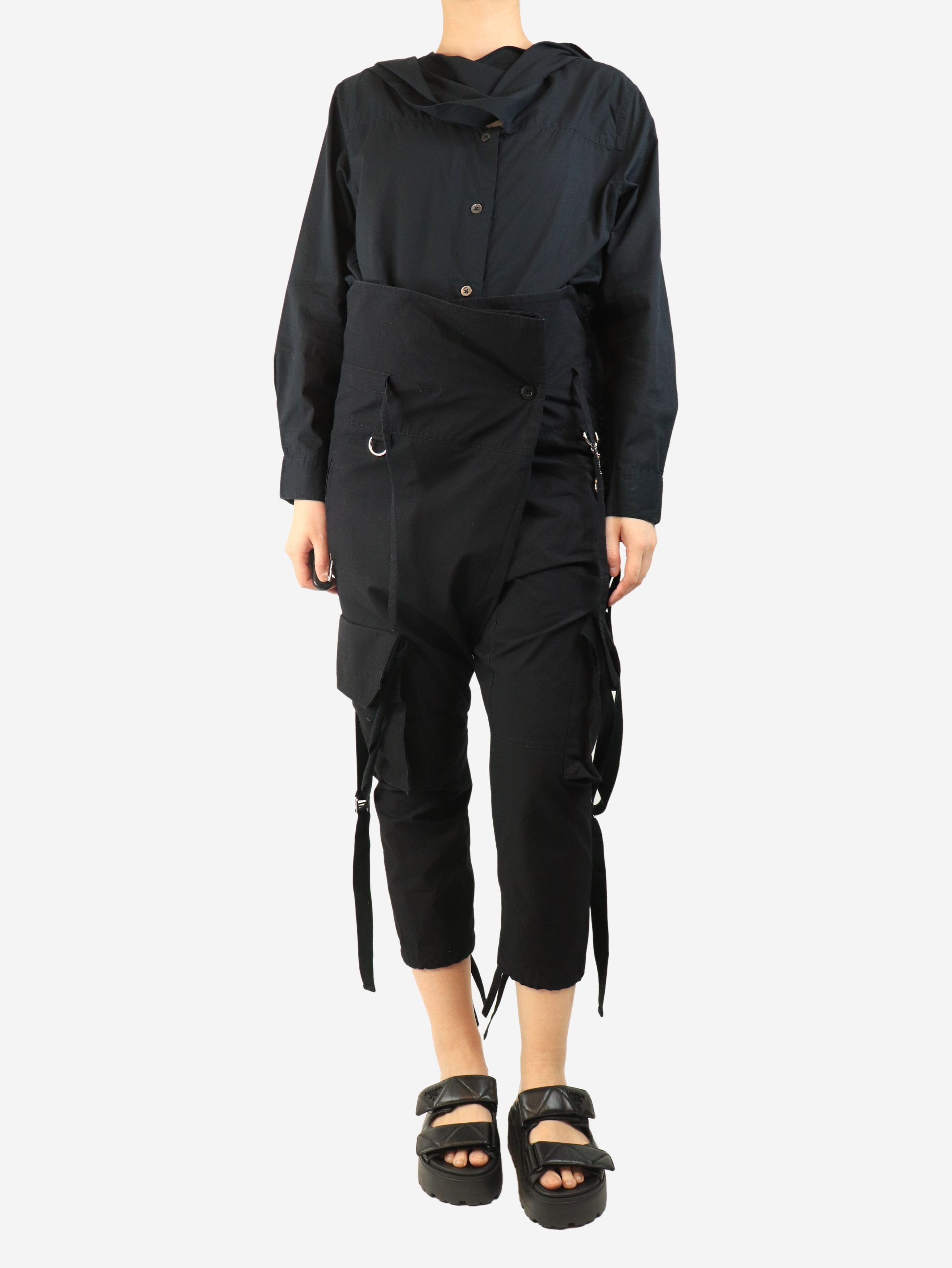 Other Black drop-crotch trousers - UK 12 Size 30" / US 8 / IT 44 - 2 Thumbnail