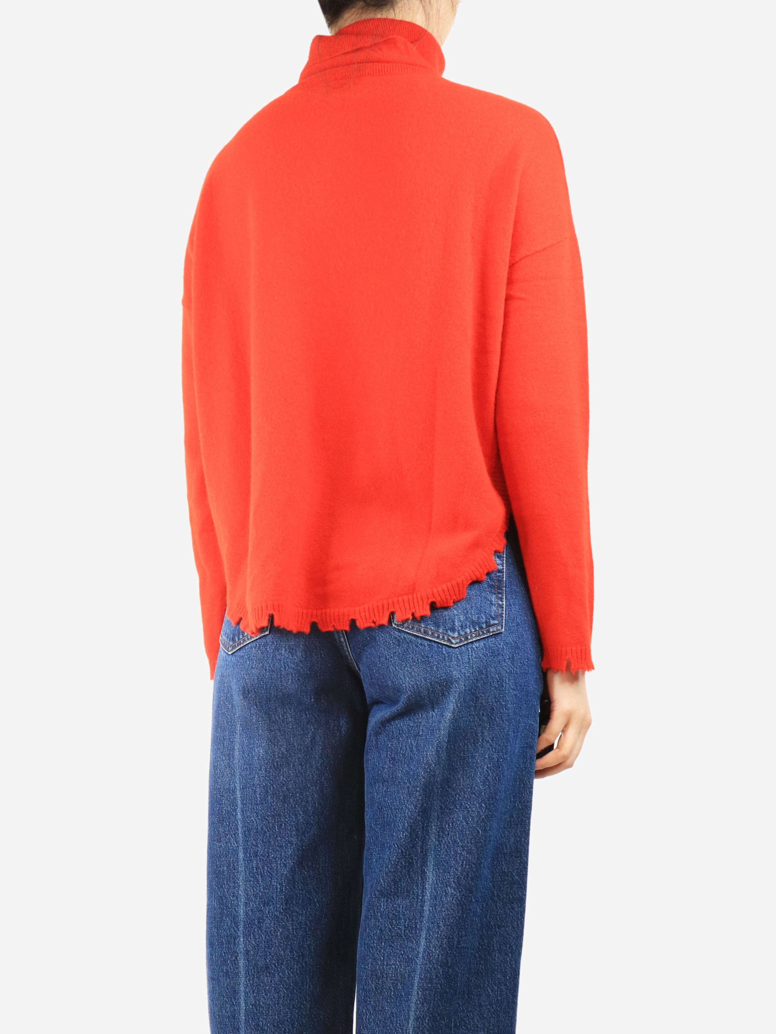 Other Red cashmere roll-neck jumper - M Size M / US 6-8 / IT 42-44 - 2 Thumbnail