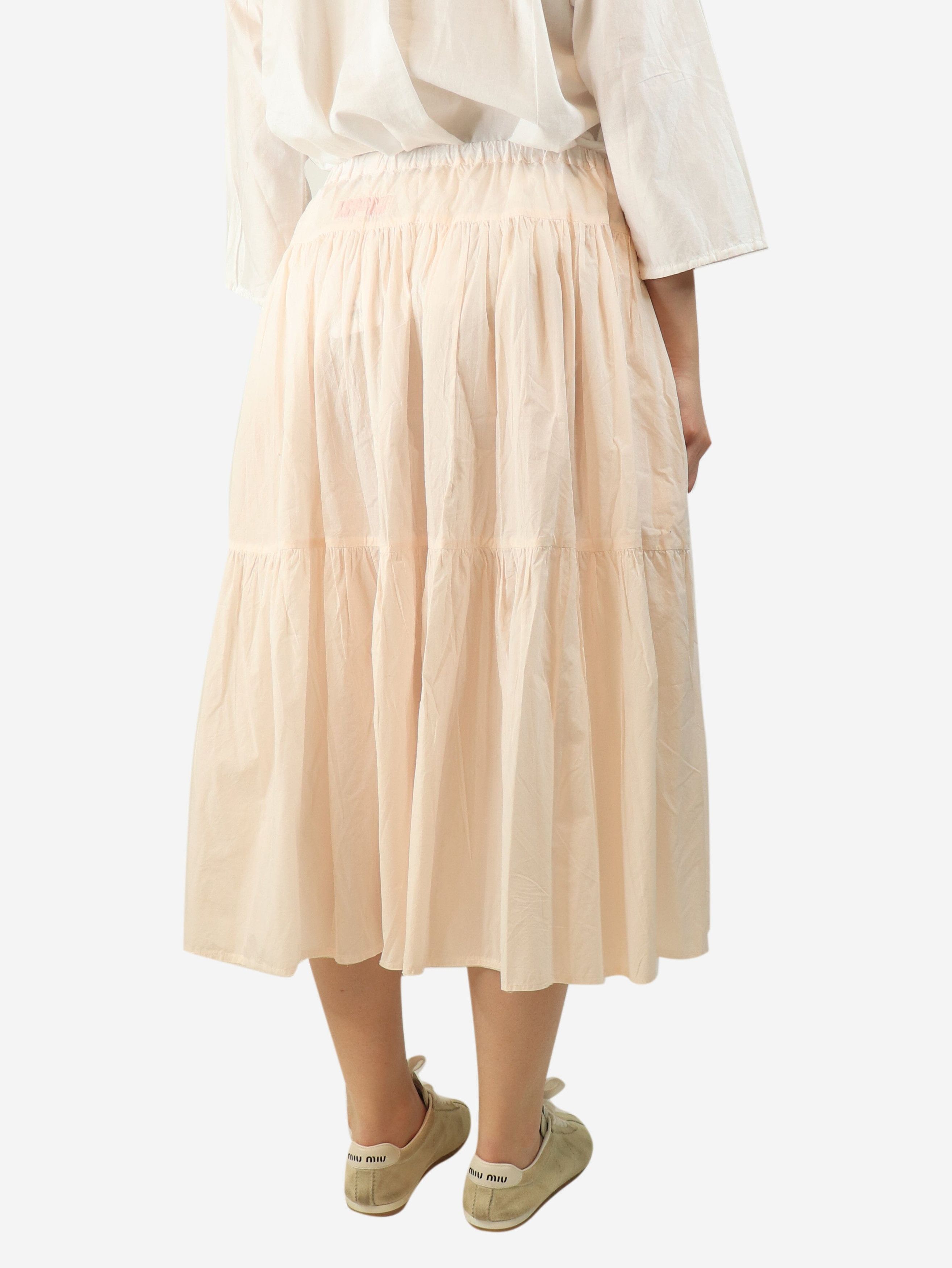 Other White puffy pleated midi skirt - M Size 30" / US 8 / IT 44 - 3 Thumbnail
