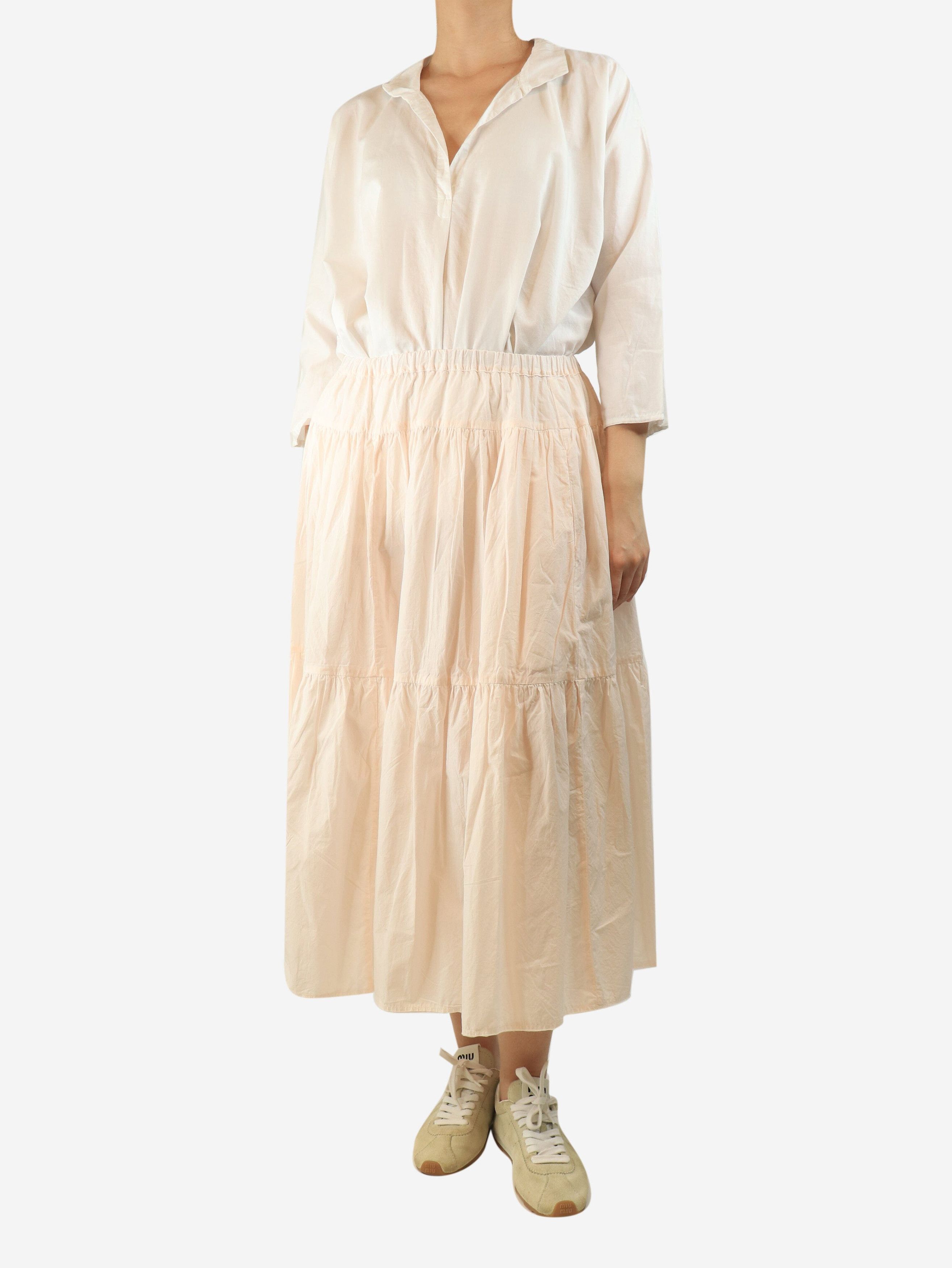 Other White puffy pleated midi skirt - M Size 30" / US 8 / IT 44 - 2 Thumbnail