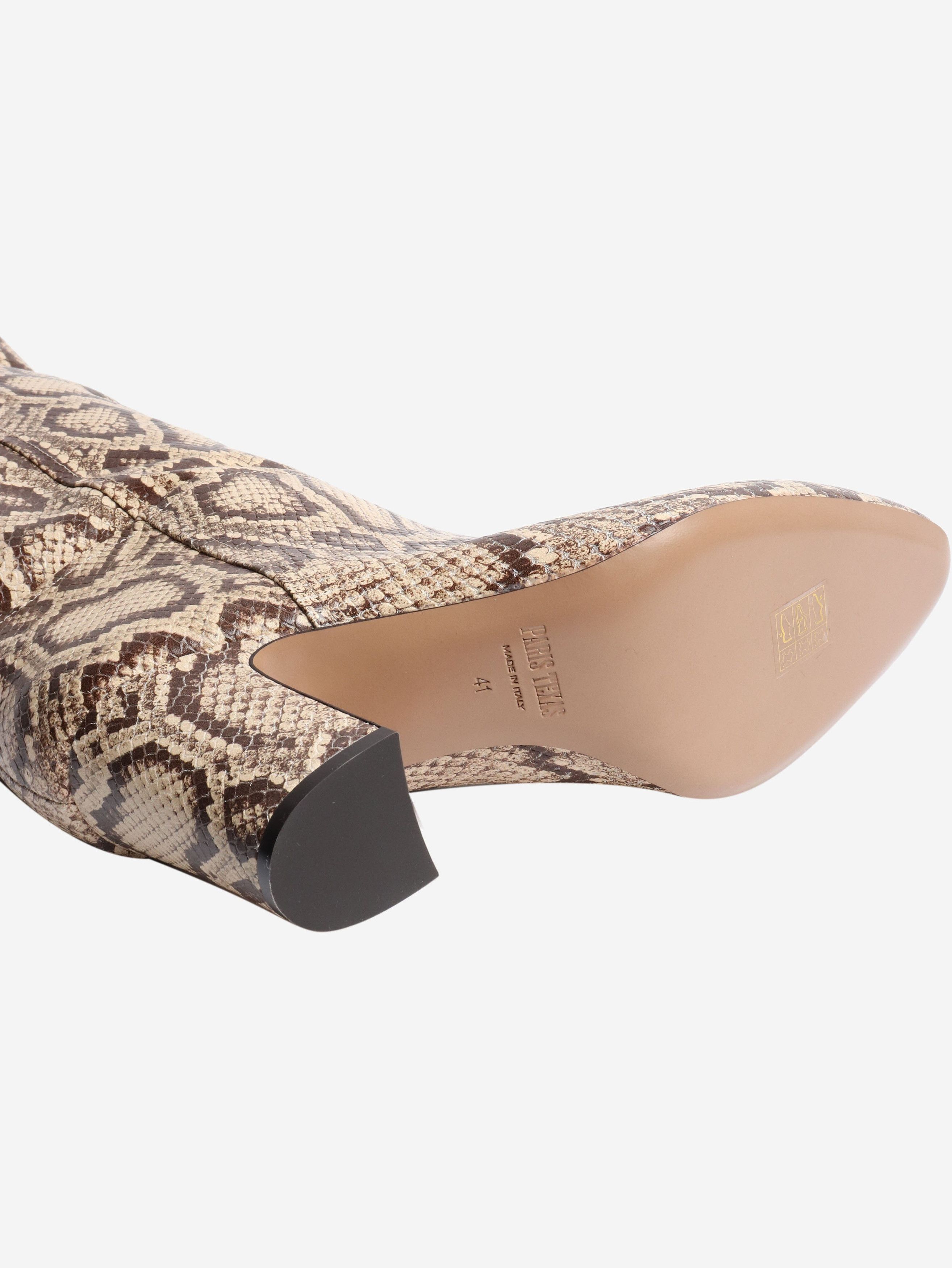 Other Brown python leather knee-high boots - EU 41 Size US 10 / IT 40 - 5 Thumbnail