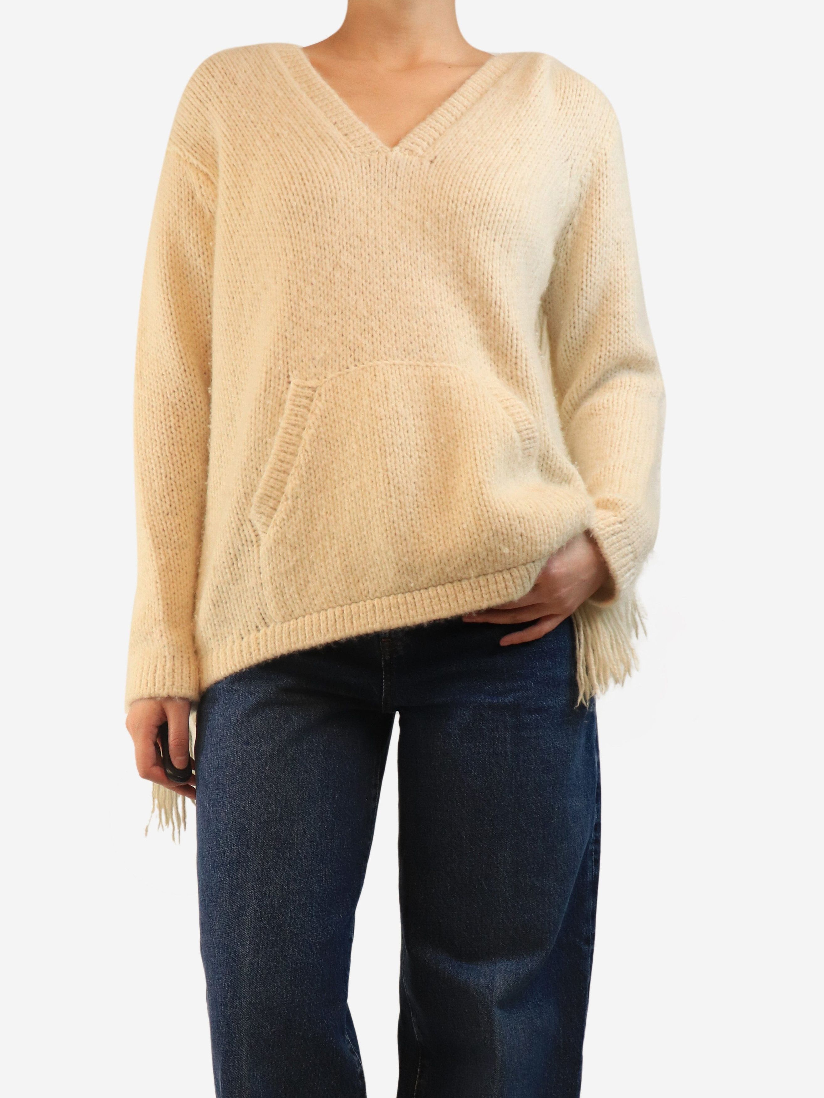 Other Cream cashmere fringed hoodie - S Size S / US 4 / IT 40 - 3 Thumbnail