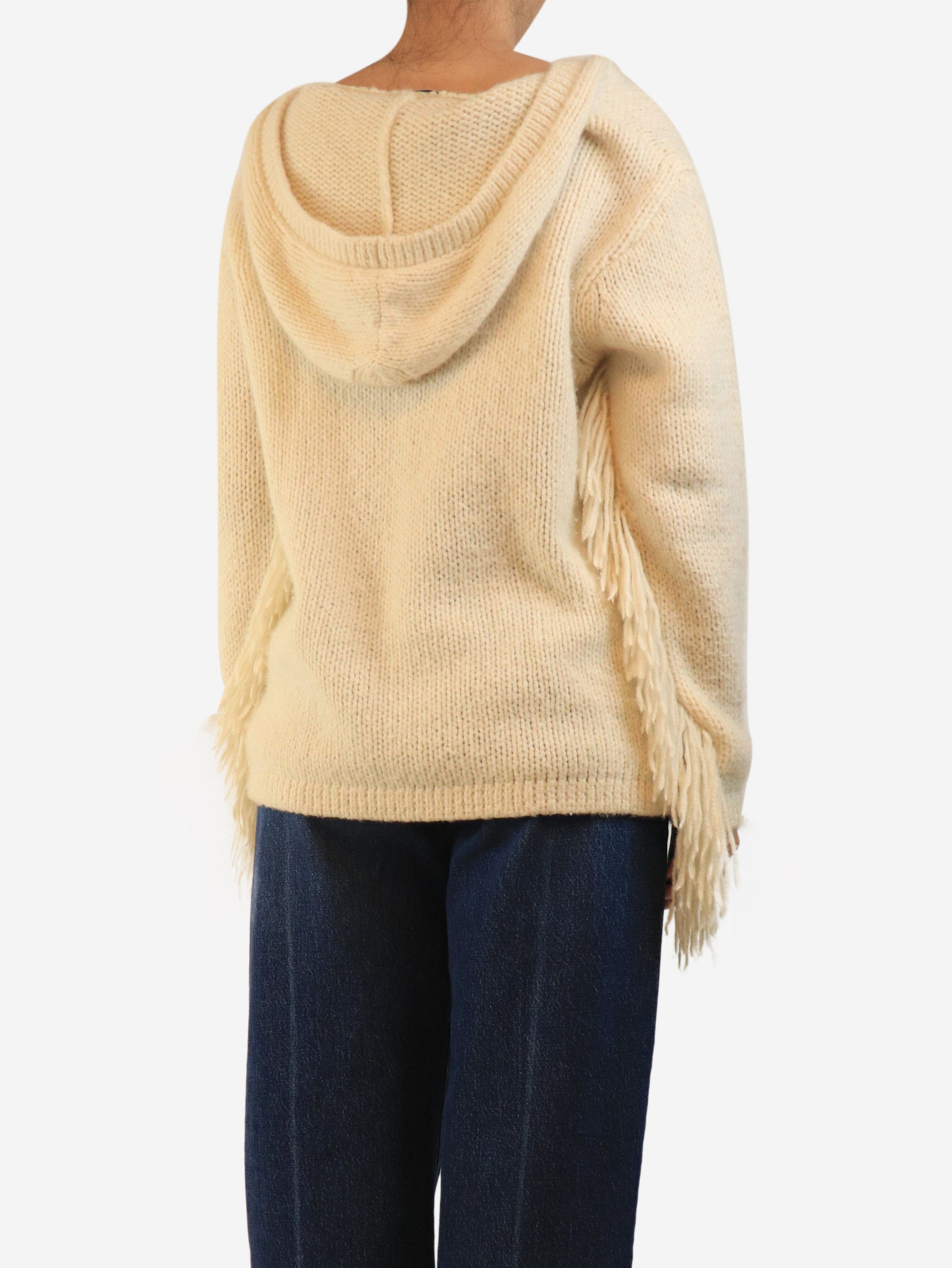 Other Cream cashmere fringed hoodie - S Size S / US 4 / IT 40 - 2 Thumbnail