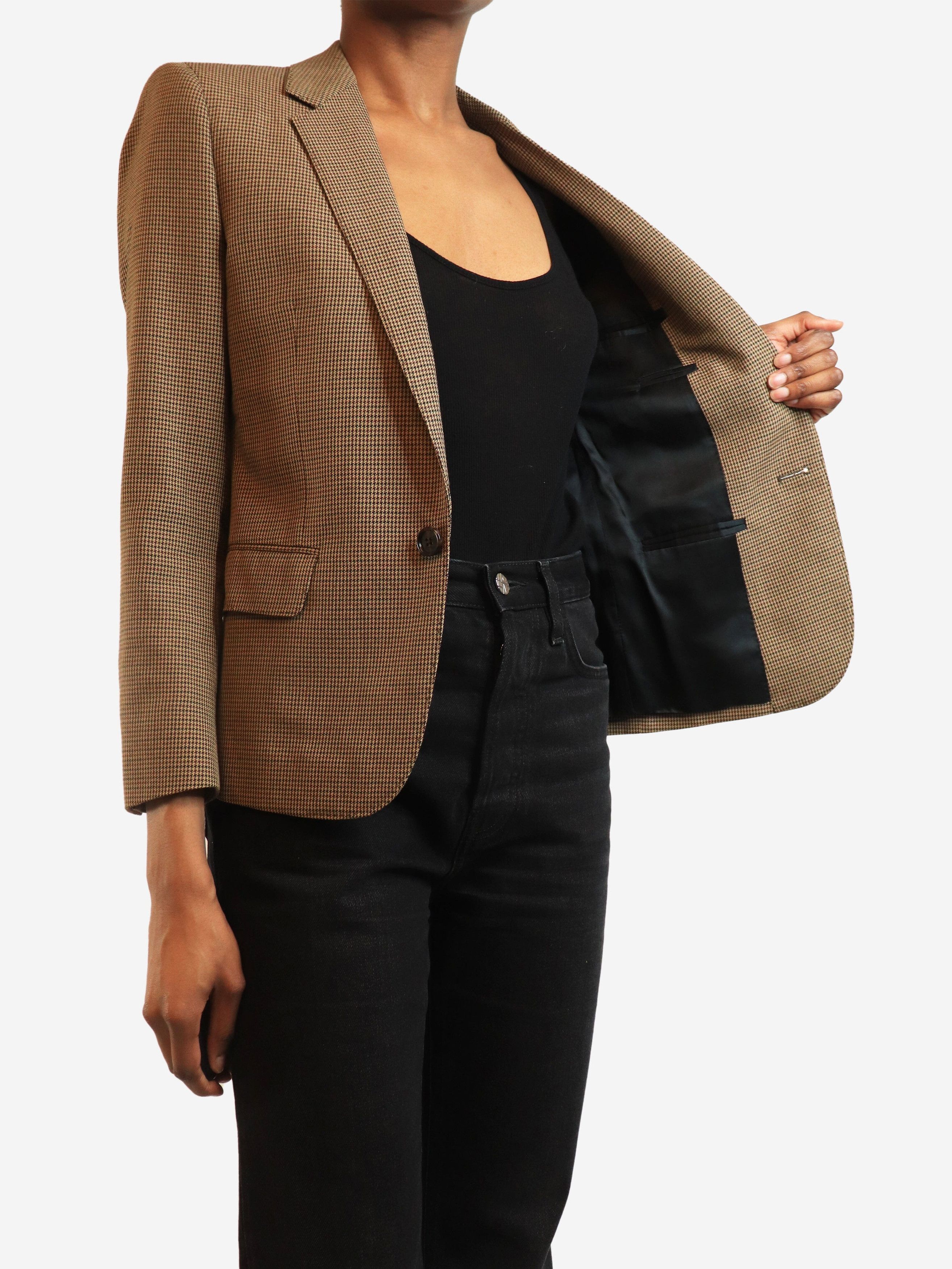 Other Brown houndstooth blazer - XS Size XS / US 0-2 / IT 36-38 - 3 Thumbnail
