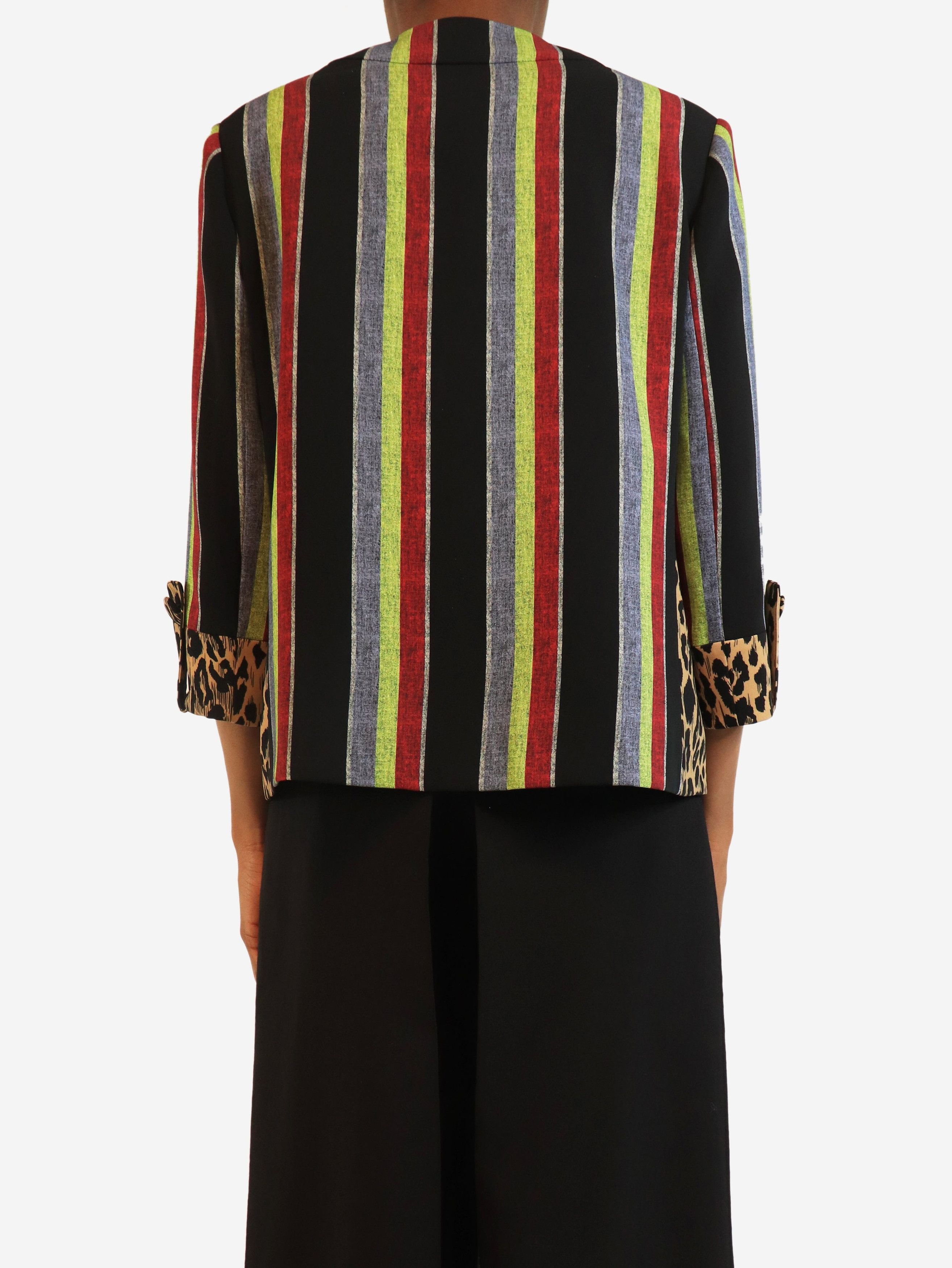 Other Multicolour striped and leopard print jacket - S Size S / US 4 / IT 40 - 2 Thumbnail