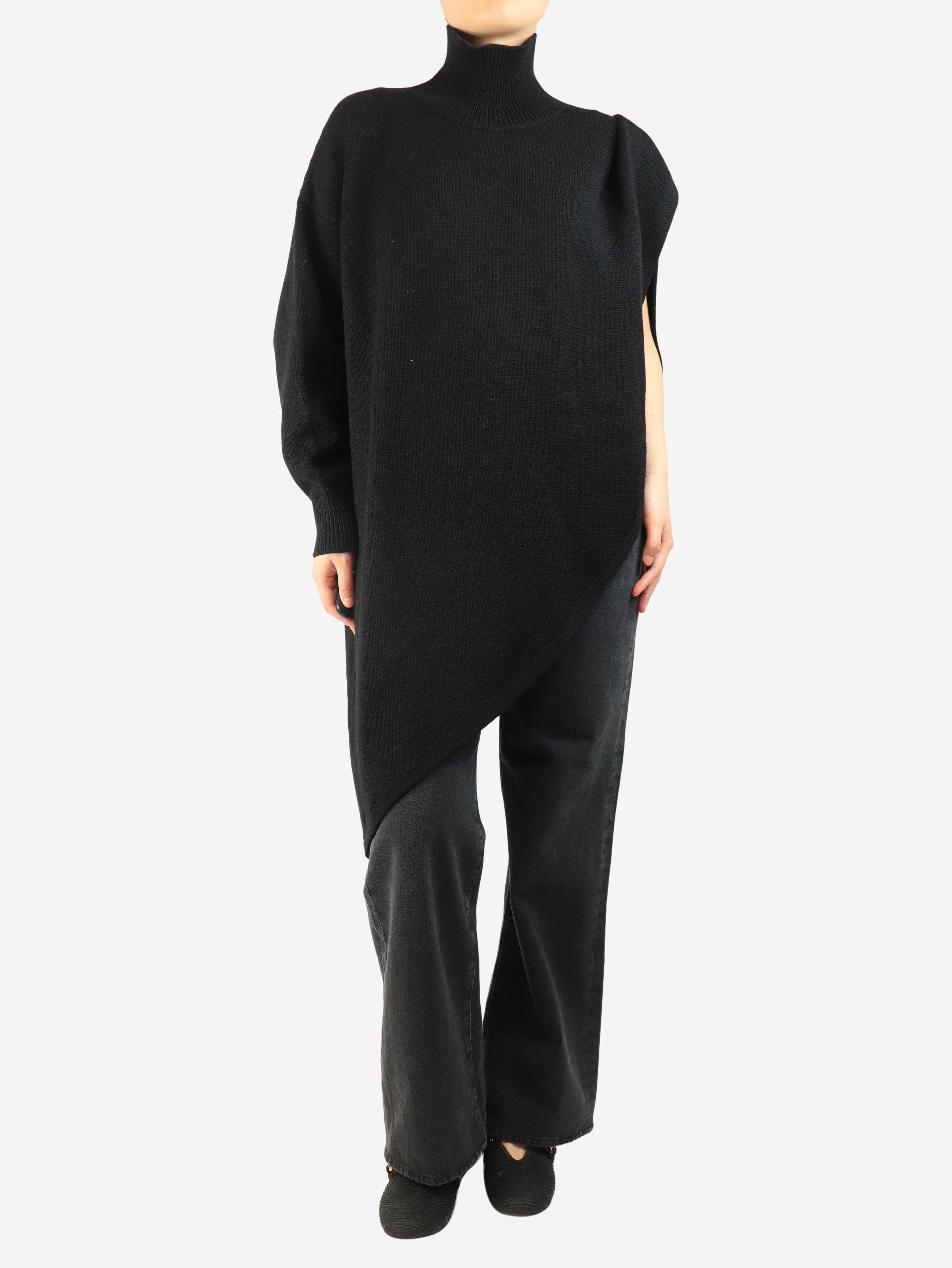 Other Black asymmetric wool jumper - UK 10 Size M / US 6-8 / IT 42-44 - 4 Thumbnail