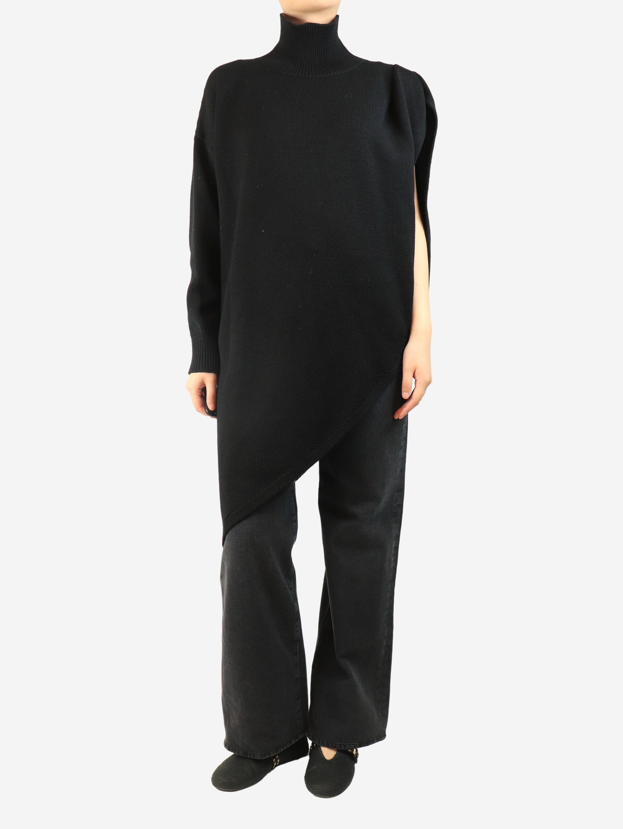 Other Black asymmetric wool jumper - UK 10 Size M / US 6-8 / IT 42-44 - 3 Thumbnail